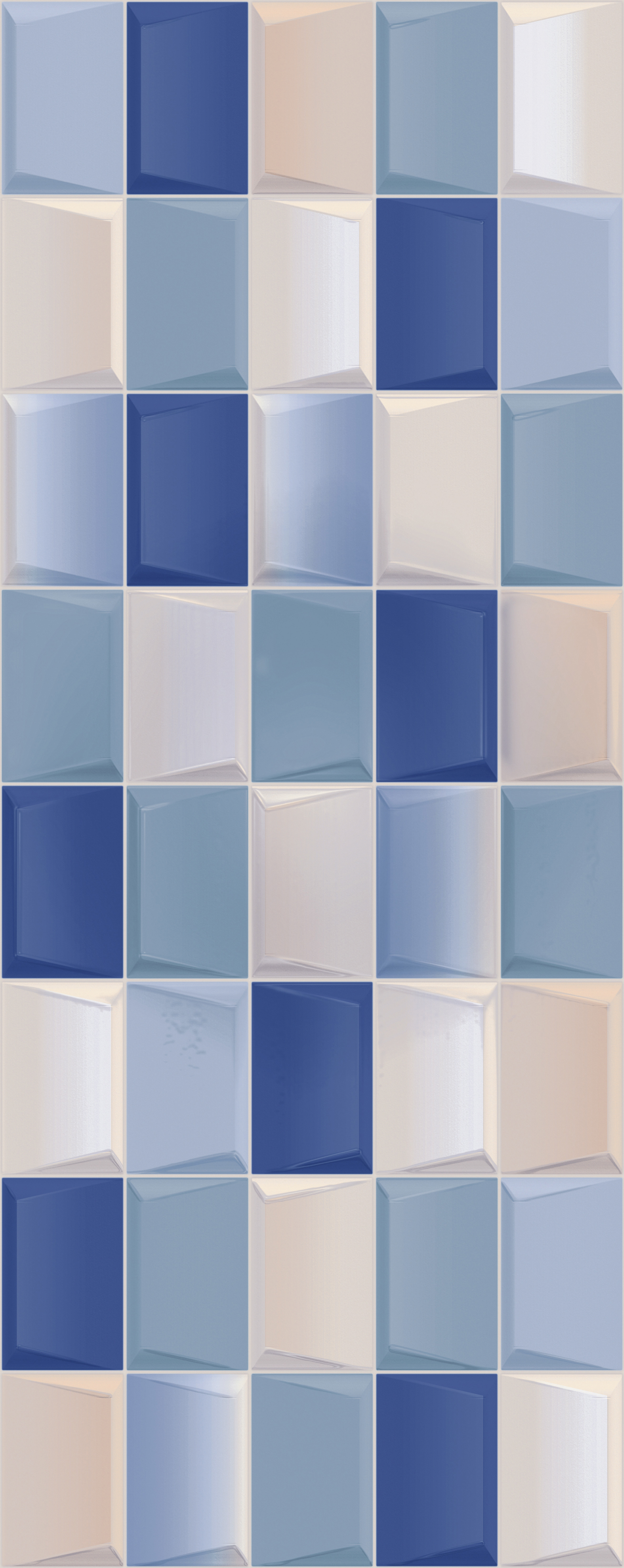 Изображение товара Настенная керамическая плитка Kerlife Elissa Mosaico BLU 20.1x50.5 см для внутренней отделки