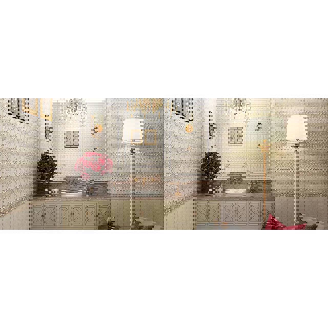 Изображение товара Настенная плитка Нефрит-Керамика Преза 20x40см 1.20м2 цвет бежевый