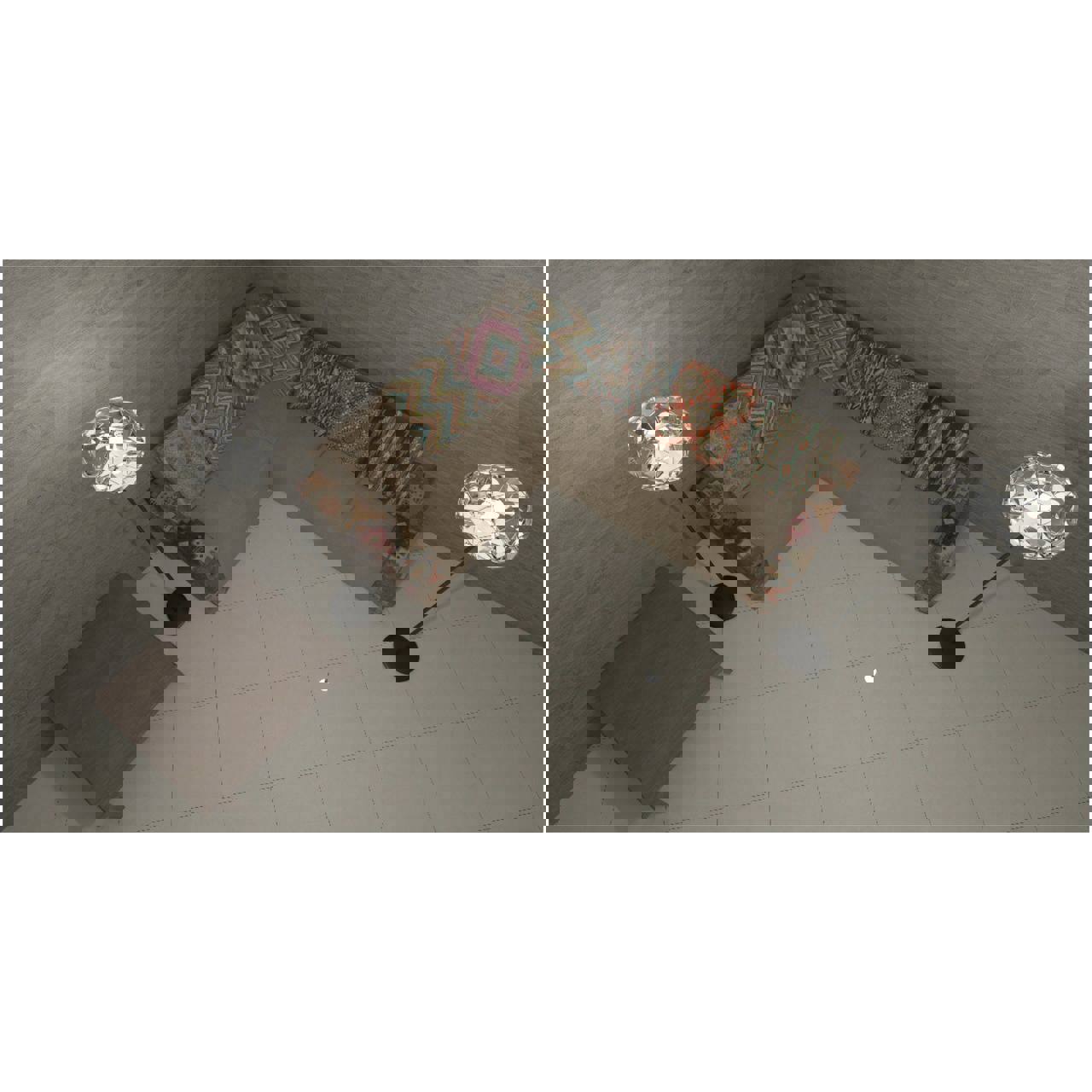 Изображение товара Керамогранит Керамин Флокк 7 60x60 60x60см 1.44 м² цвет белый