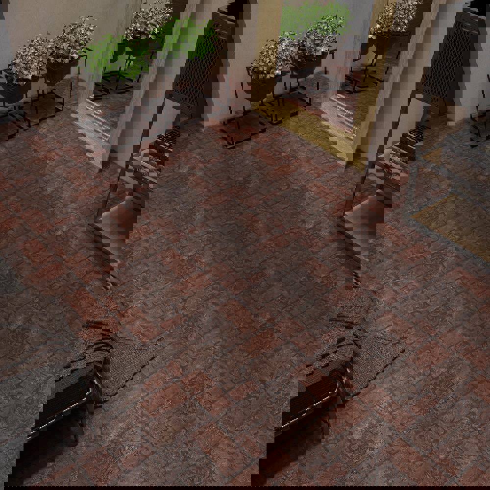 Изображение товара Керамогранит Керамин Бастион 4 40x40 40x40см 1.76 м² цвет коричневый