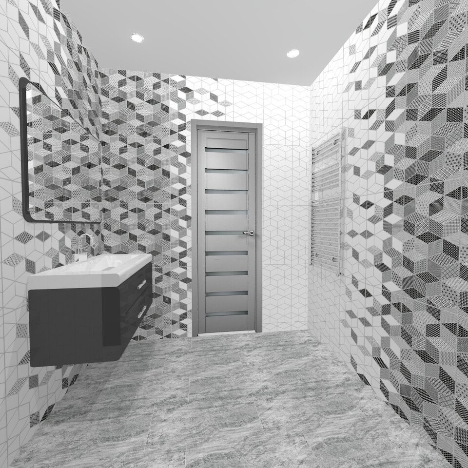 Изображение товара Керамогранит Керамин Тренд 7П 40x40 см белый - надежный отделочный материал