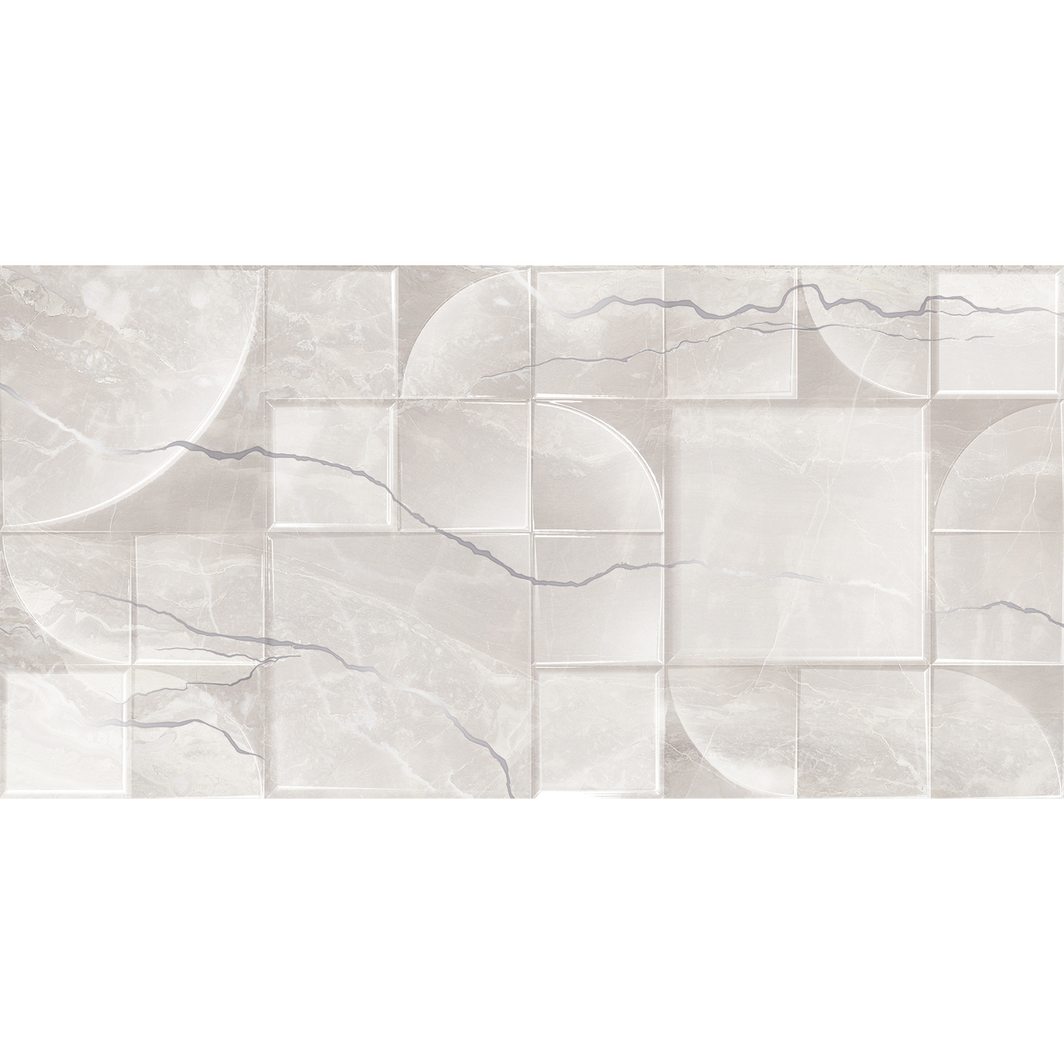 Изображение товара Плитка Kerlife Torino ICE REL. 31.5x63см 1.39 м² цвет серый бежевый