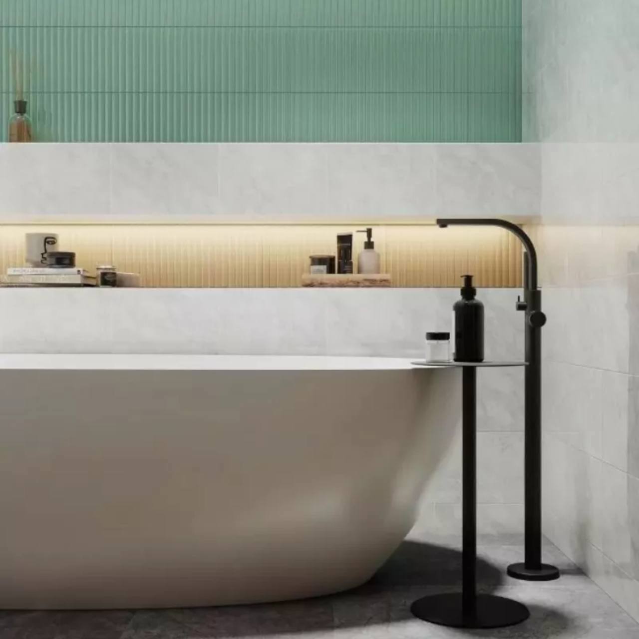 Изображение товара Настенная плитка Kerama marazzi Каприччо 8352 20x30см 1.5 м² цвет белый