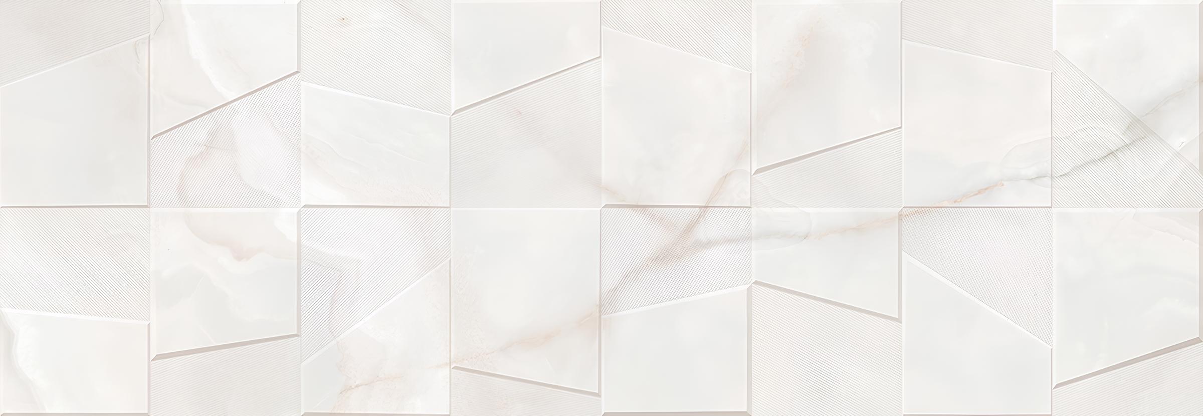 Изображение товара Настенная плитка Kerlife Onix 299 Bianco REL 24.2x70см белый глянцевый