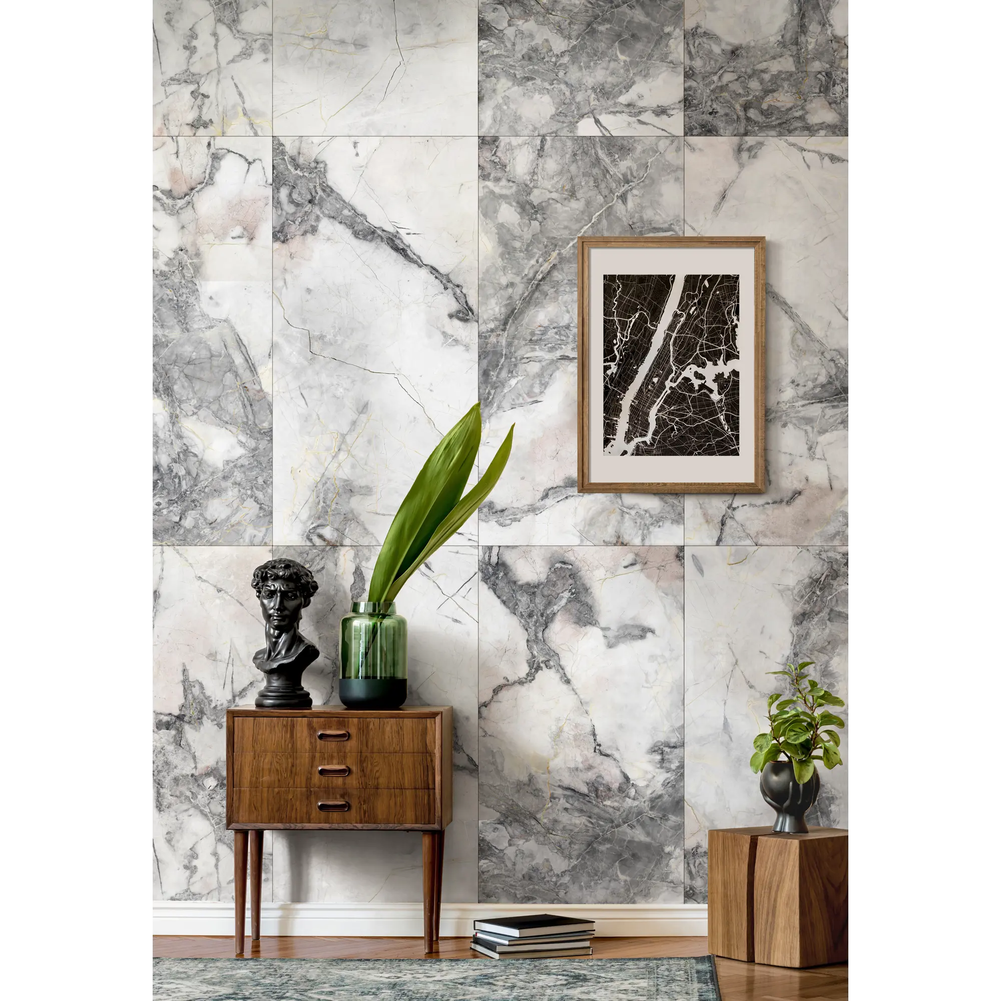 Изображение товара Элегантный светло-серый керамогранит Idalgo home 60x120 см для интерьера