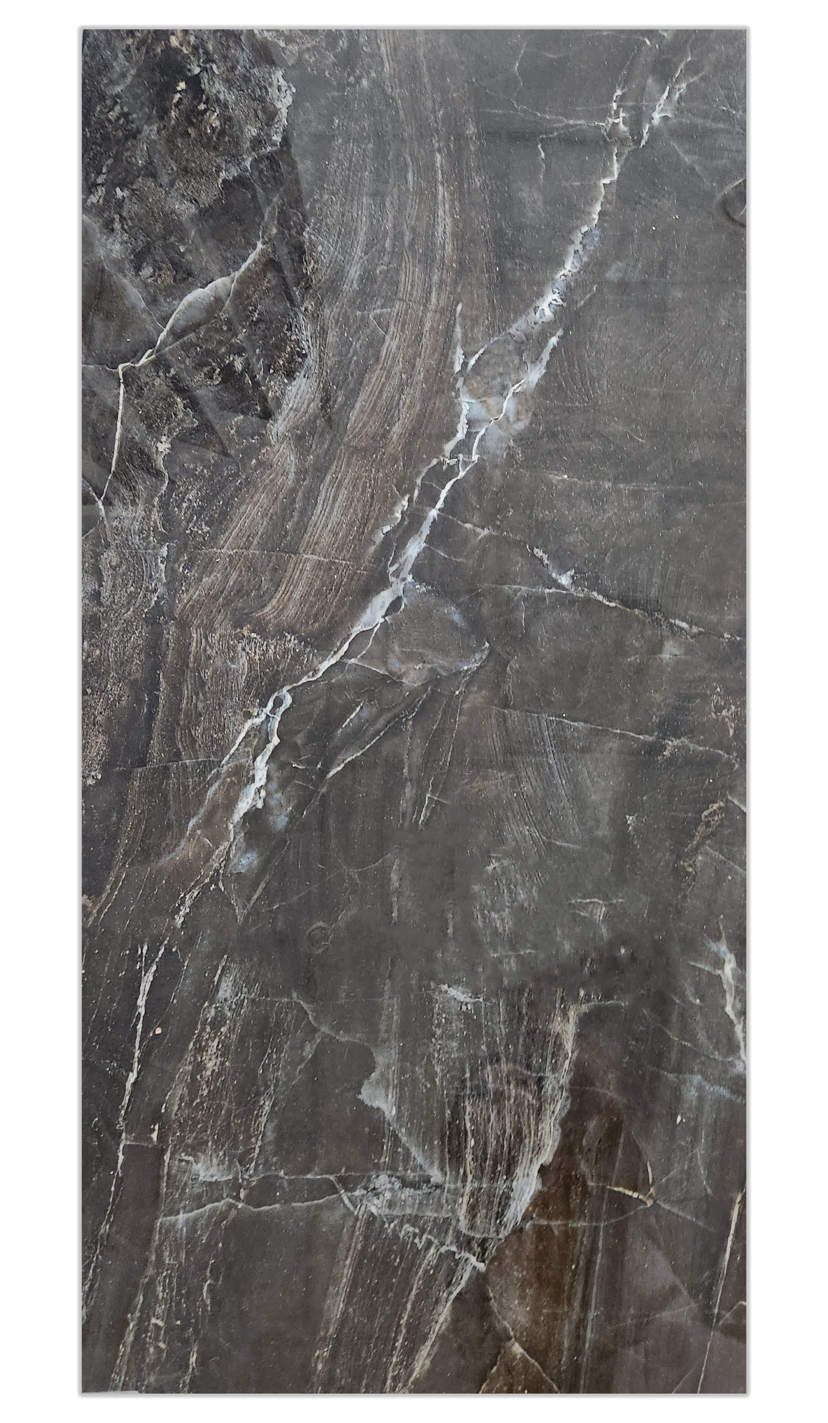 Изображение товара Керамогранит Carpetdom 120x60 Alpha brown Polished 60x120см 1.44 м² цвет темно-серый