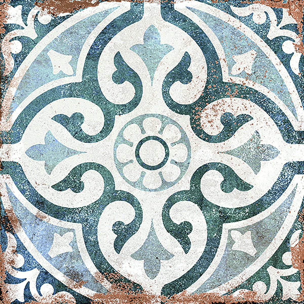 Изображение товара Керамическая плитка Агат Abel 120140104651522 9.9x9.9см 0.44 м² цвет многоцветный