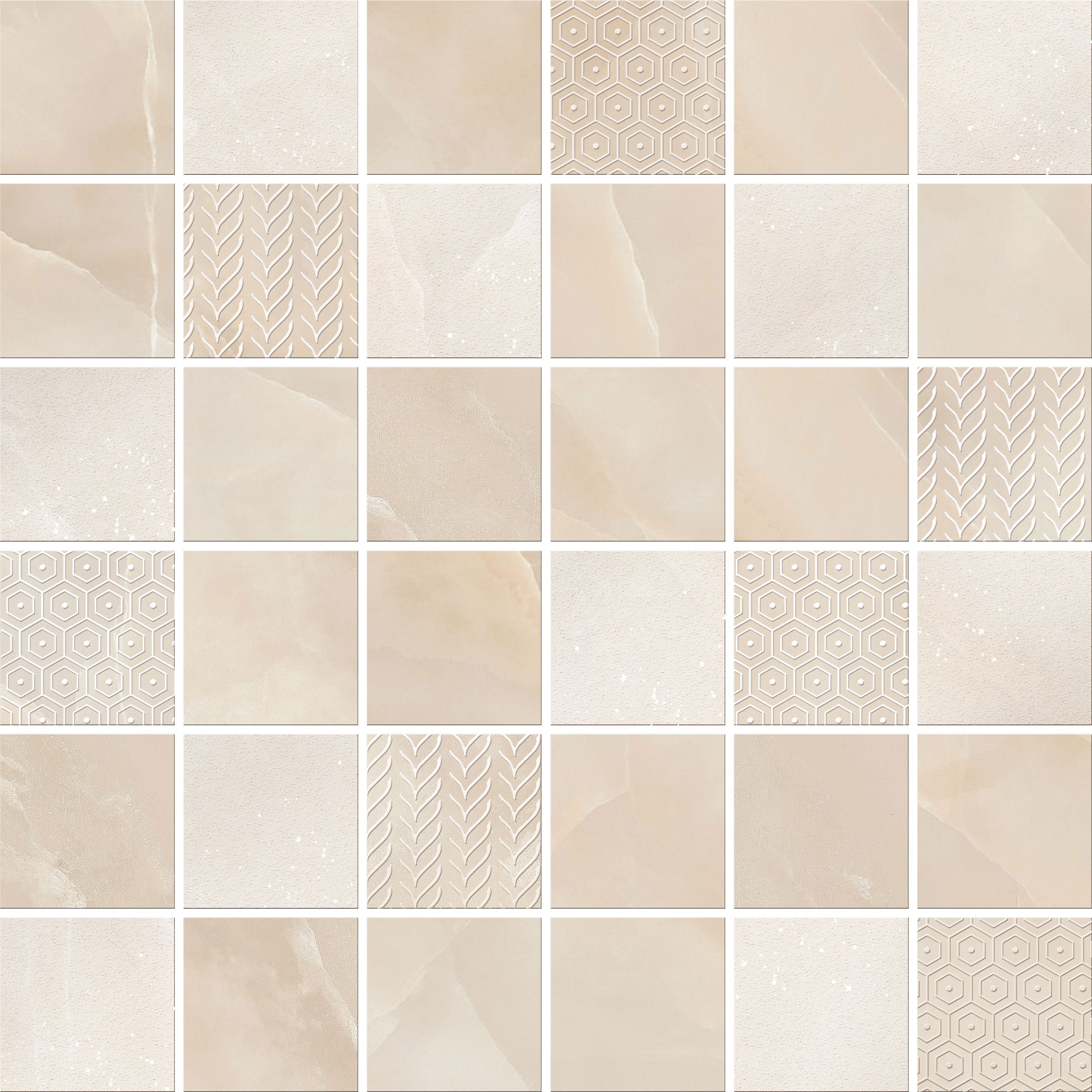 Изображение товара Декоративная мозайка Kerlife ONICE PESCO M 30x30см цвет Бежевый