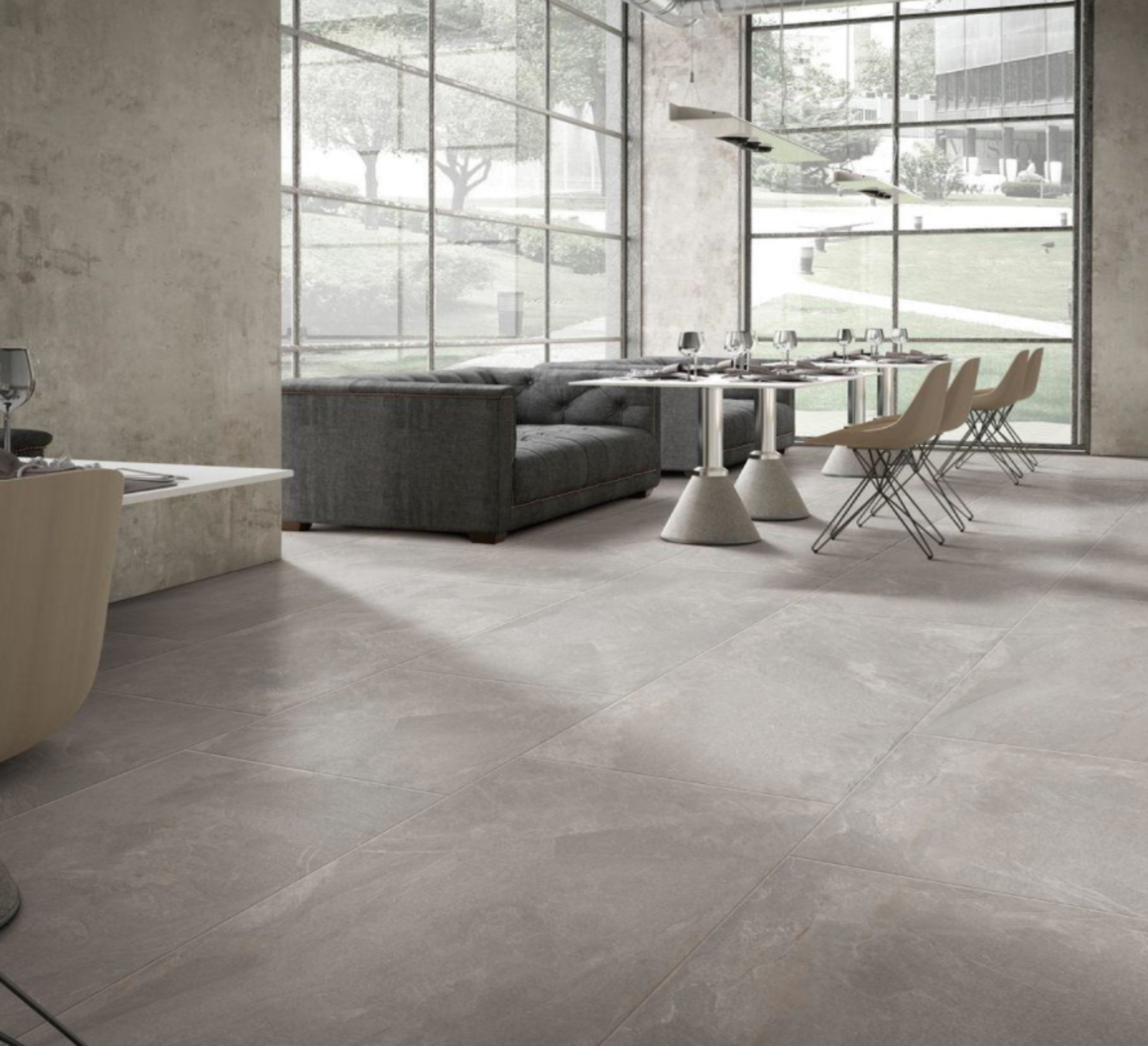 Изображение товара Керамогранит Basiloni Home 60x120 см серый мраморный для пола и стен