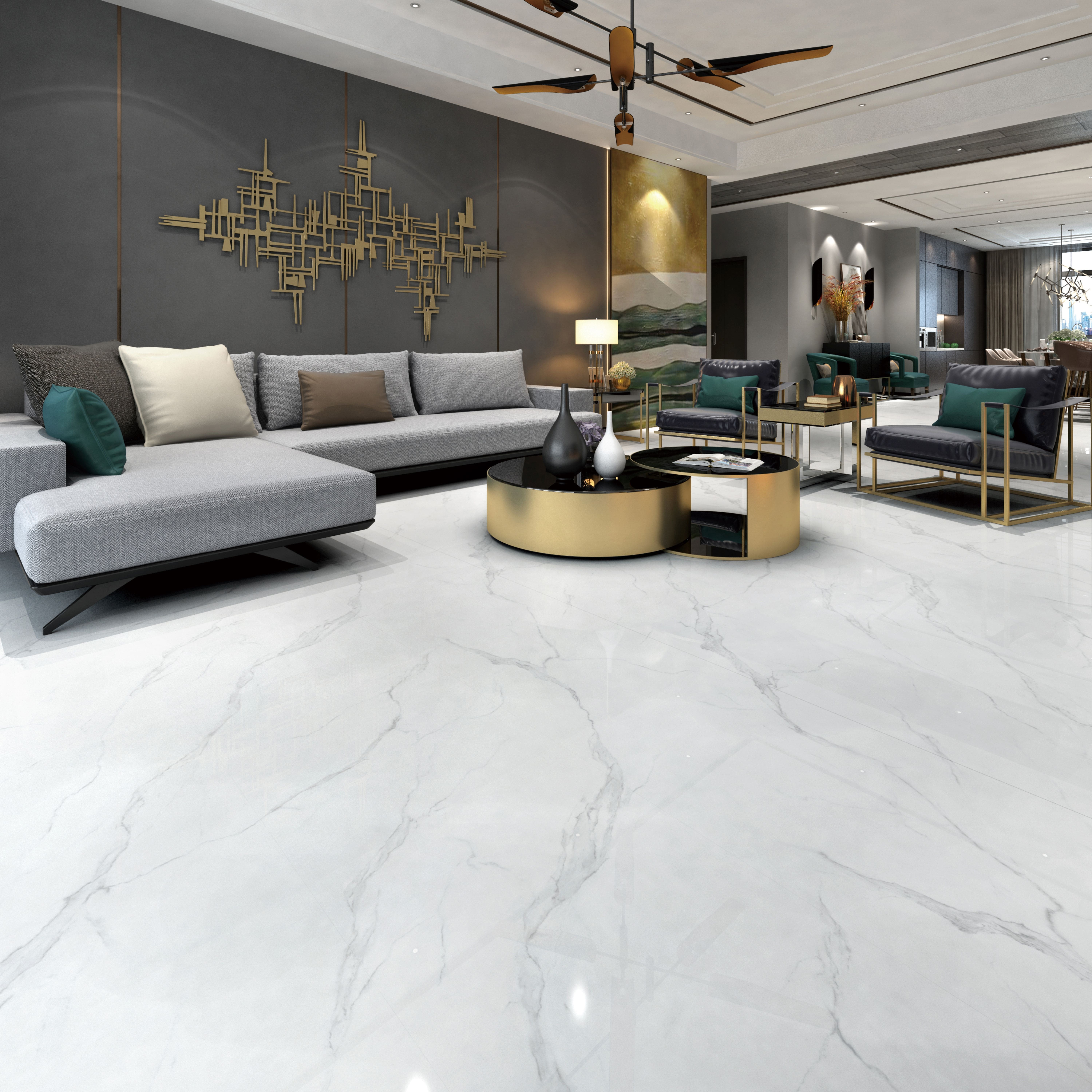 Изображение товара Керамогранит BASCONI HOME Carrara BHW-0003 60x120 см белый