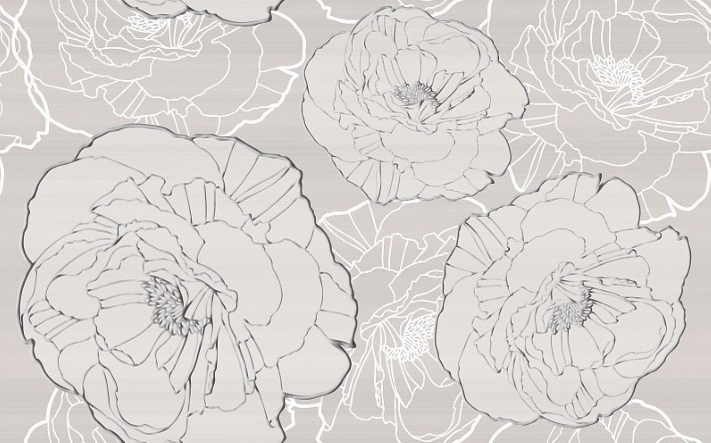 Изображение товара Настенная плитка Terracotta Flower 13759 20x30см 0.96 м² цвет светло-серый