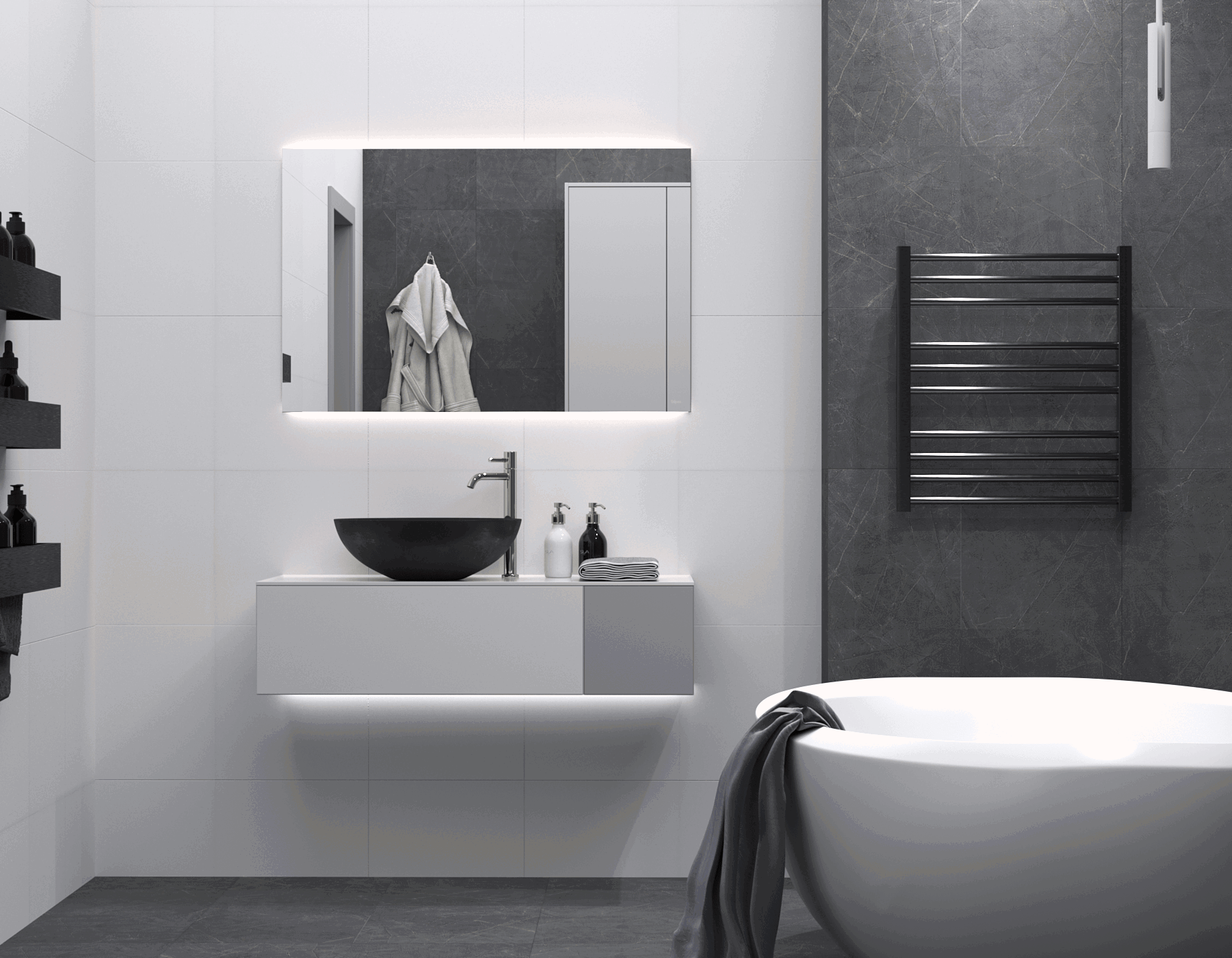 Изображение товара Керамогранит Smregion 60x60см 1.44 м² цвет белый