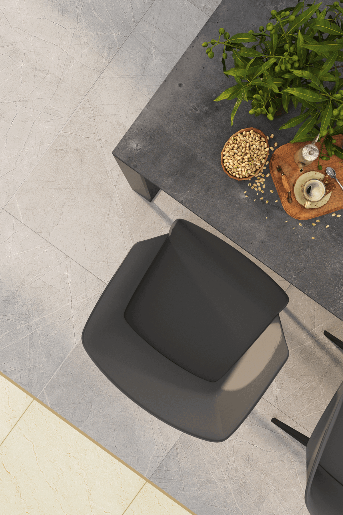 Изображение товара Керамогранит Smregion Prince Grey 60x60 см бетон серый для внутренней и внешней облицовки