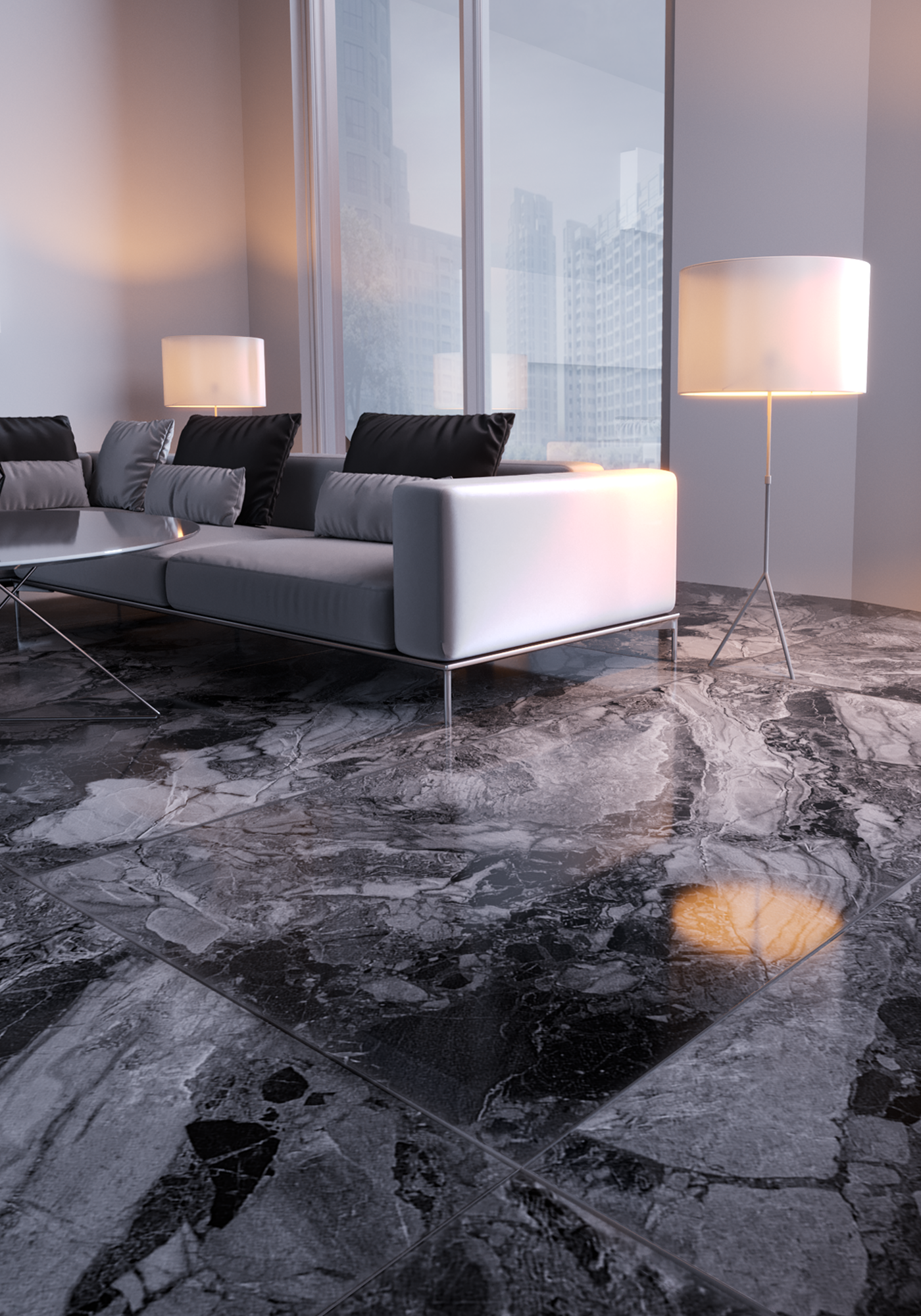 Изображение товара Керамогранит Smregion 75C20 1500x750 150x75 см 2.25 м² цвет белый