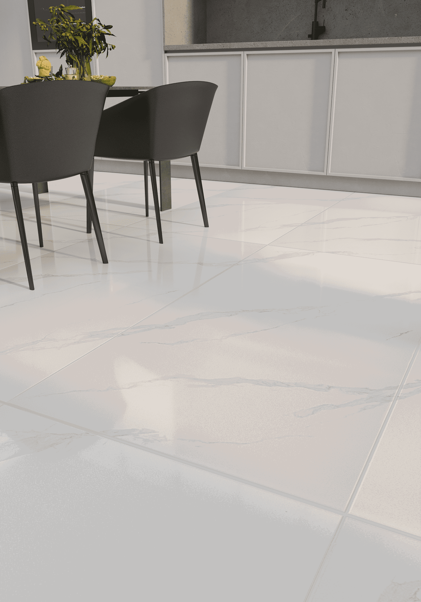 Изображение товара Керамогранит Smregion 75C03 1500x750 мм белый эффект мрамор для внутренней и наружной облицовки