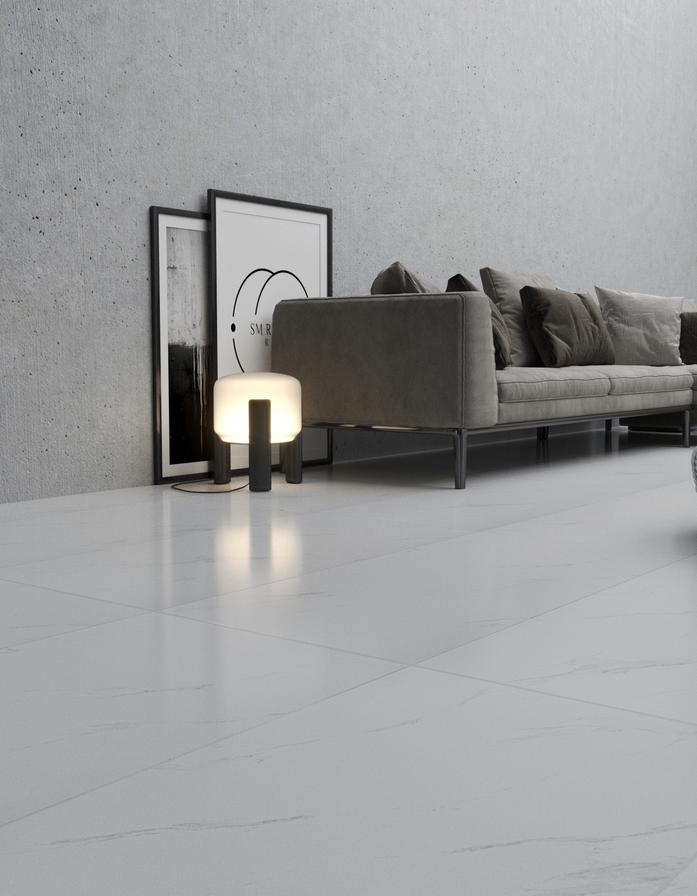 Изображение товара Керамогранит Smregion MT12101 120x60 120x60см 2.16 м² цвет белый