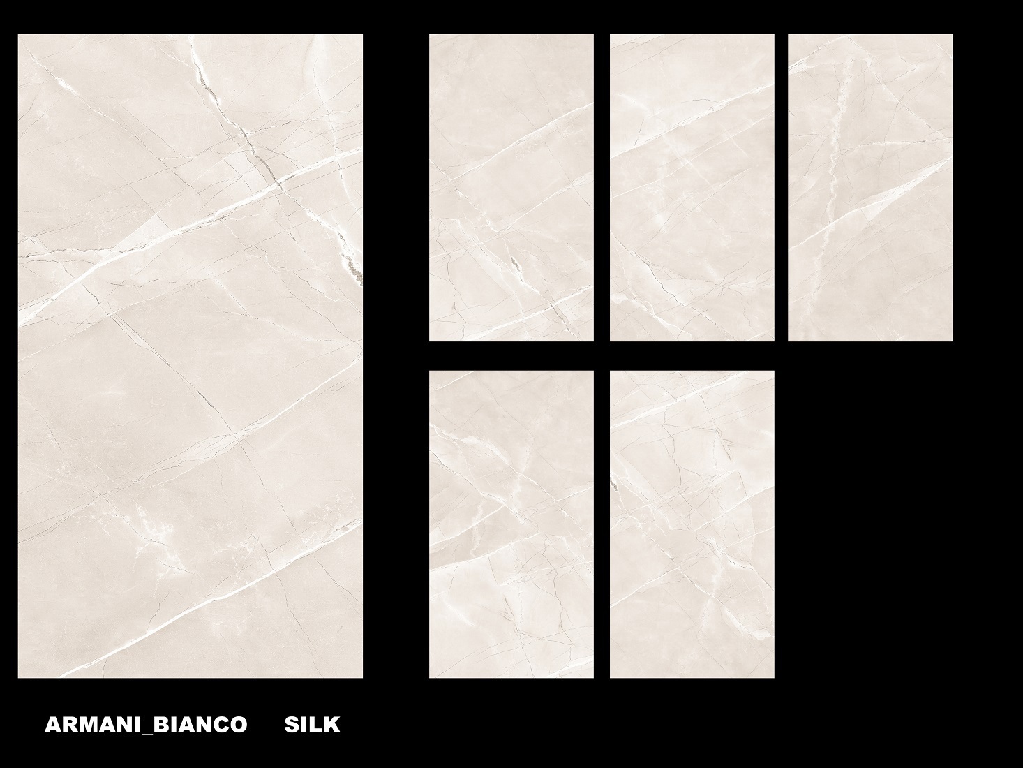 Изображение товара Керамогранит A-ceramica Armani 17224 60x120см 2.16 м² цвет бело-бежевый