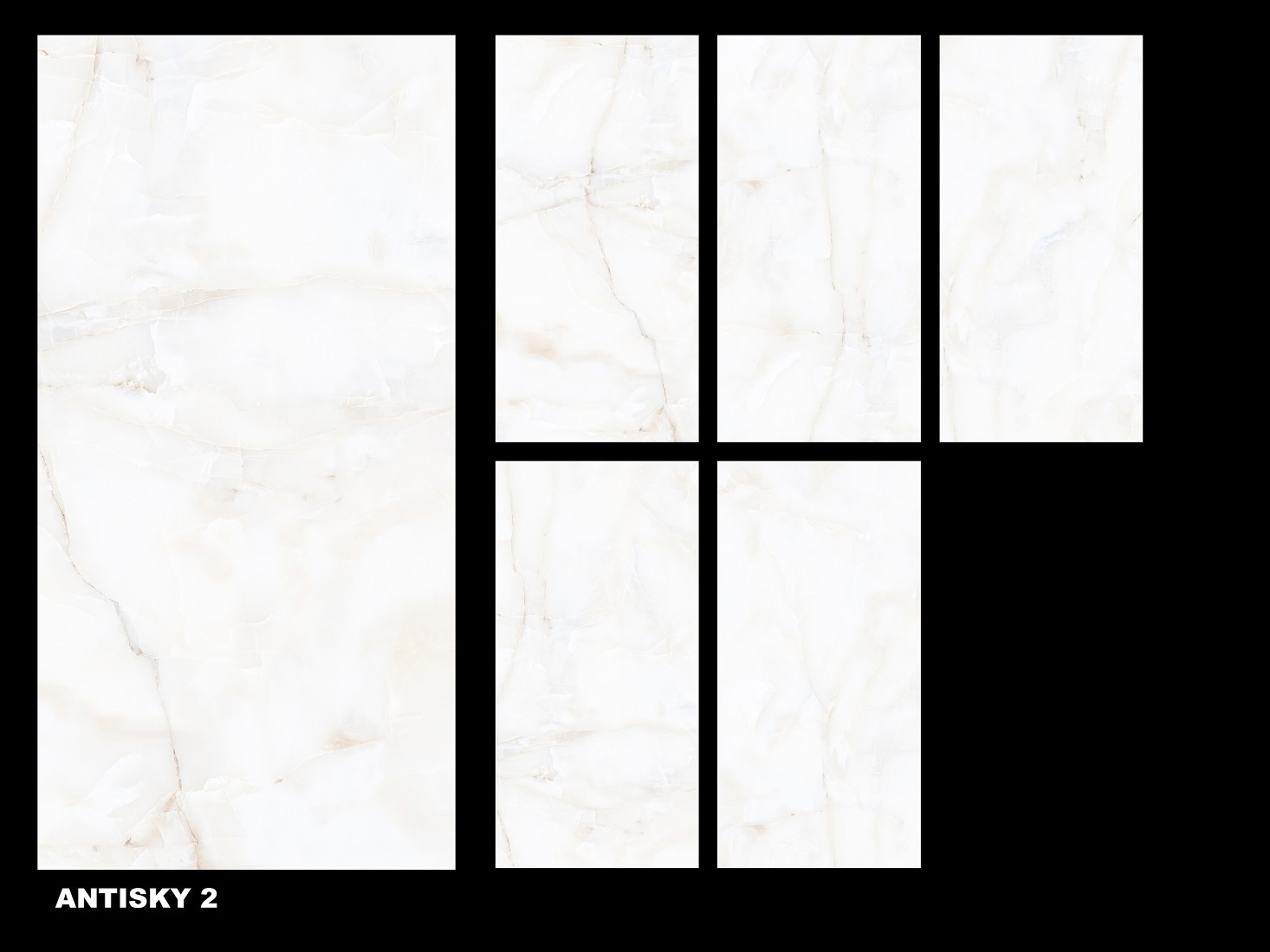 Изображение товара Керамогранит A-ceramica Antisky 17217 60x120 см Бело-бежевый для пола и стен