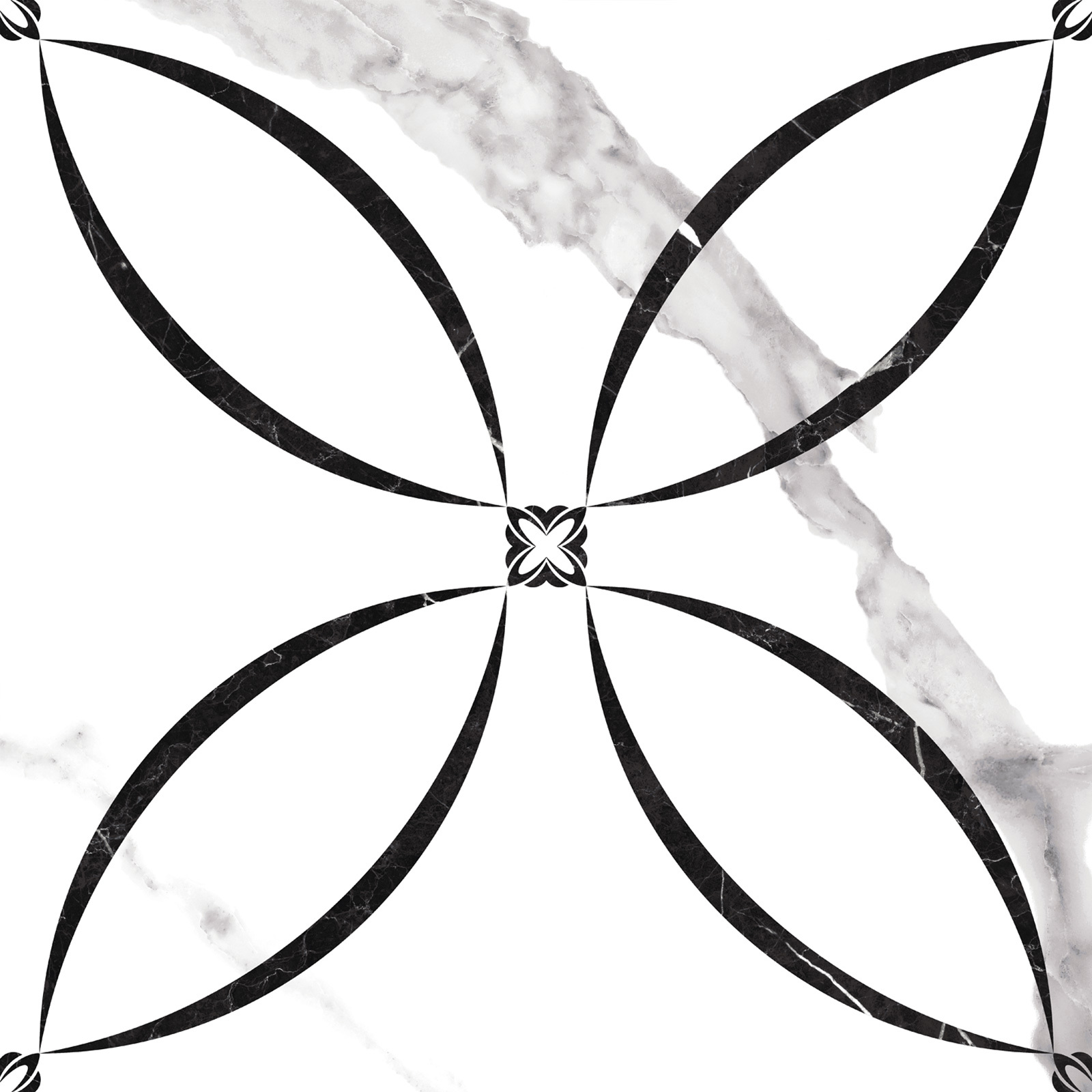 Изображение товара Керамогранит New trend Prima palace Calacatta GP6PRP00 41x41см 1.849 м² цвет белый