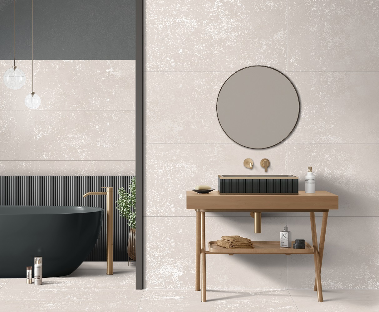 Изображение товара Керамогранит One touch Stellar 60x120 см бежевый для пола и стен