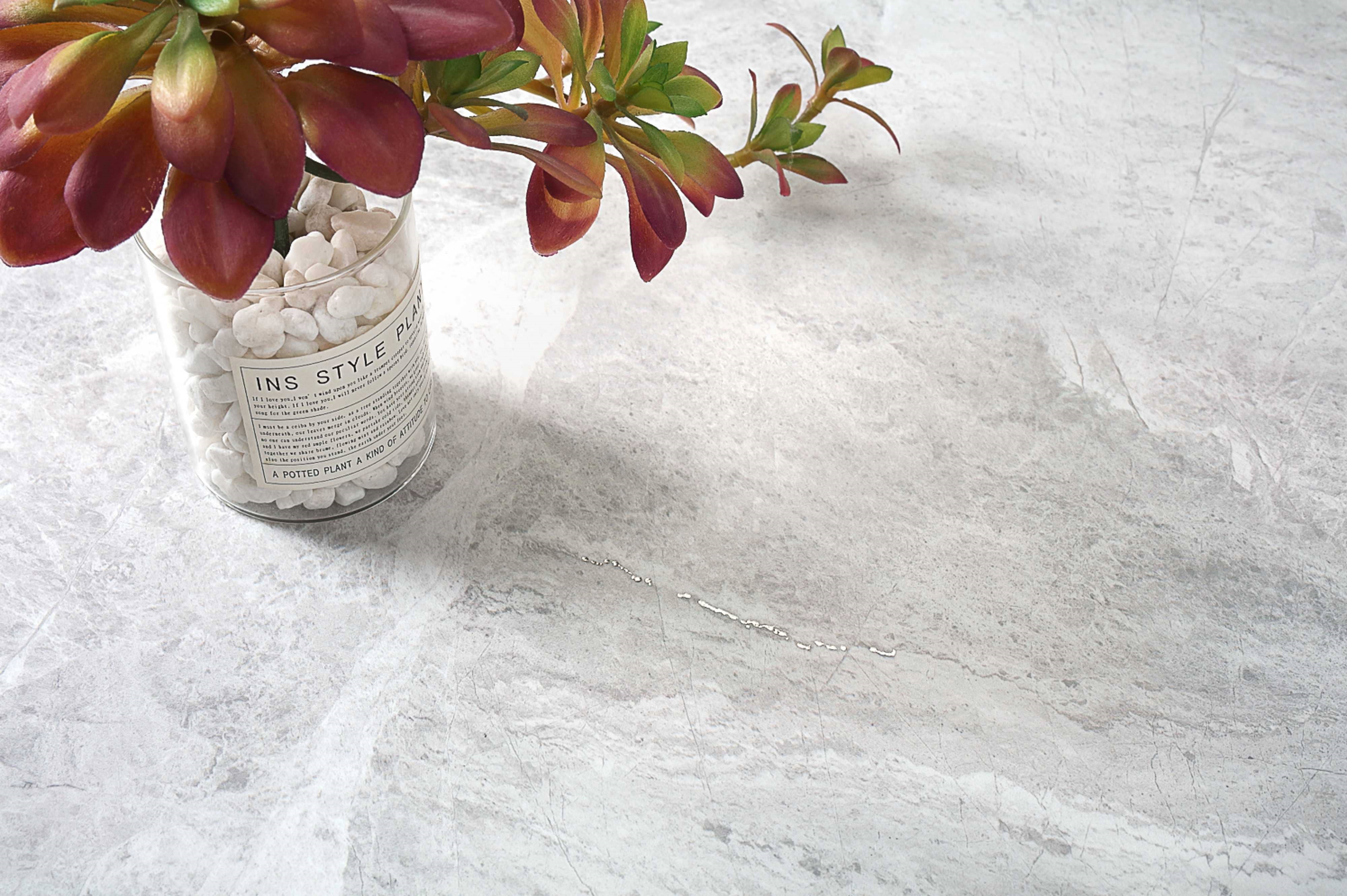 Изображение товара Керамогранит BASCONI HOME Stellar 60x120 см глянцевый серый с золотыми прожилками