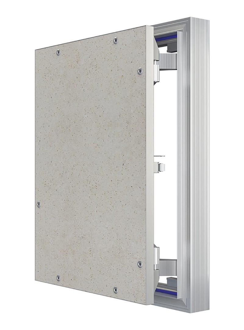 Изображение товара Люк ревизионный Evecs D3040 Ceramo Optimum алюминий цвет серый 30x40см