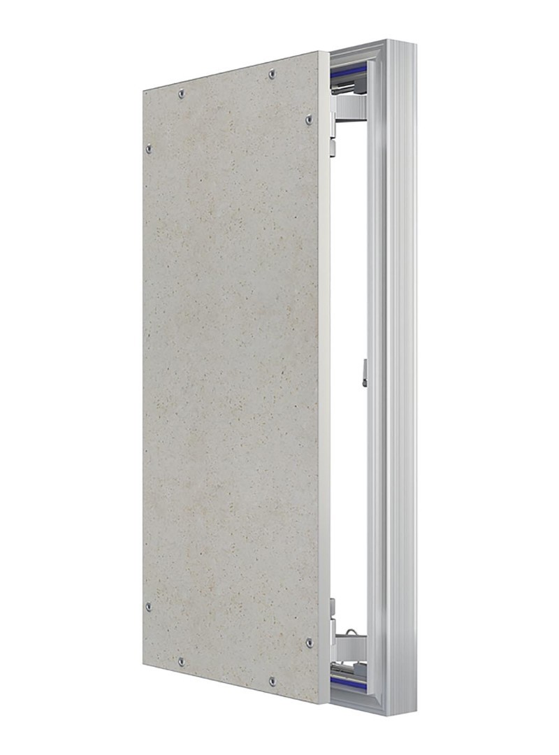 Изображение товара Люк ревизионный Evecs D3060 Ceramo Optimum алюминиевый скрытого типа 30x60 см