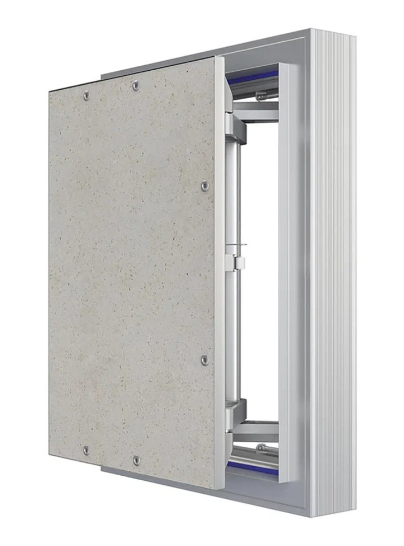 Изображение товара Люк ревизионный алюминиевый Evecs D3040 Ceramo Comfort 30x40 см монтаж в стену