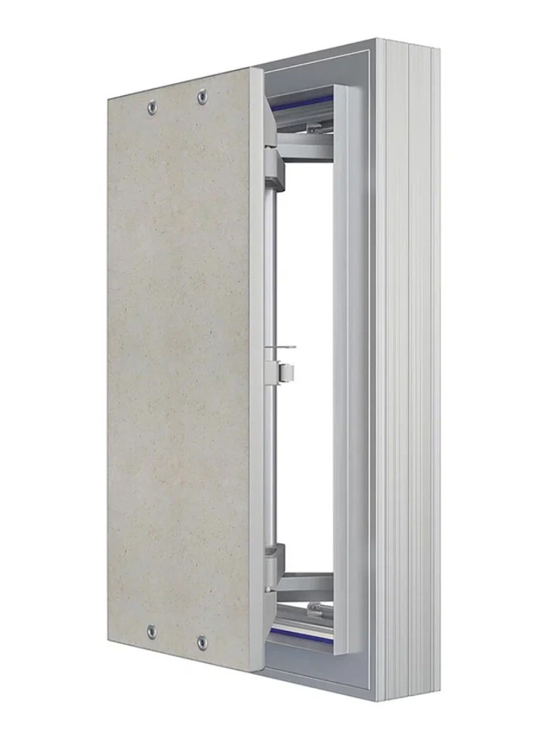 Изображение товара Люк ревизионный скрытого монтажа Evecs D2040 Ceramo Comfort 20x40 см из алюминия