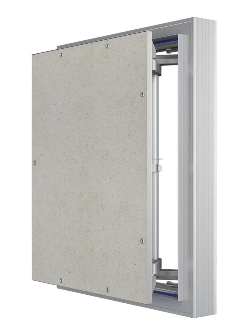 Изображение товара Люк ревизионный скрытого типа из алюминия для кафеля 40x50см Evecs D4050