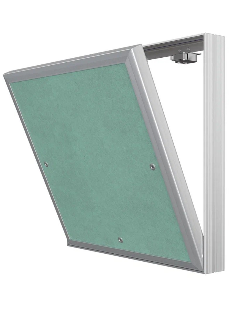 Изображение товара Люк скрытого типа Evecs D3030 ceramo base 30x30см алюминий Россия