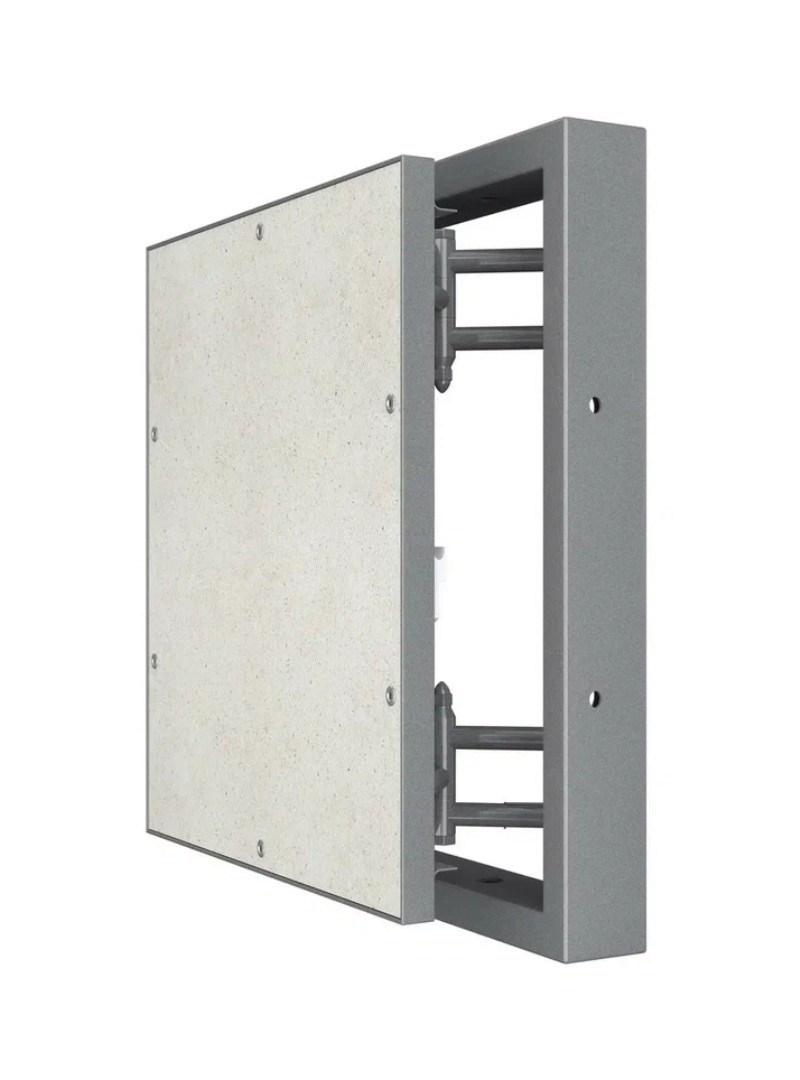 Изображение товара Ревизионный скрытый люк Evecs D4040 Ceramo Steel 40x40 см со стильным покрытием