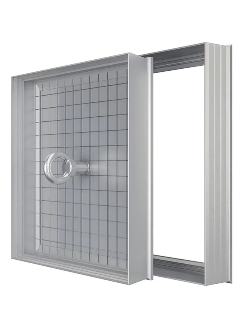 Изображение товара Люк ревизионный скрытого типа Evecs D3030 floor алюминий 30x30 см