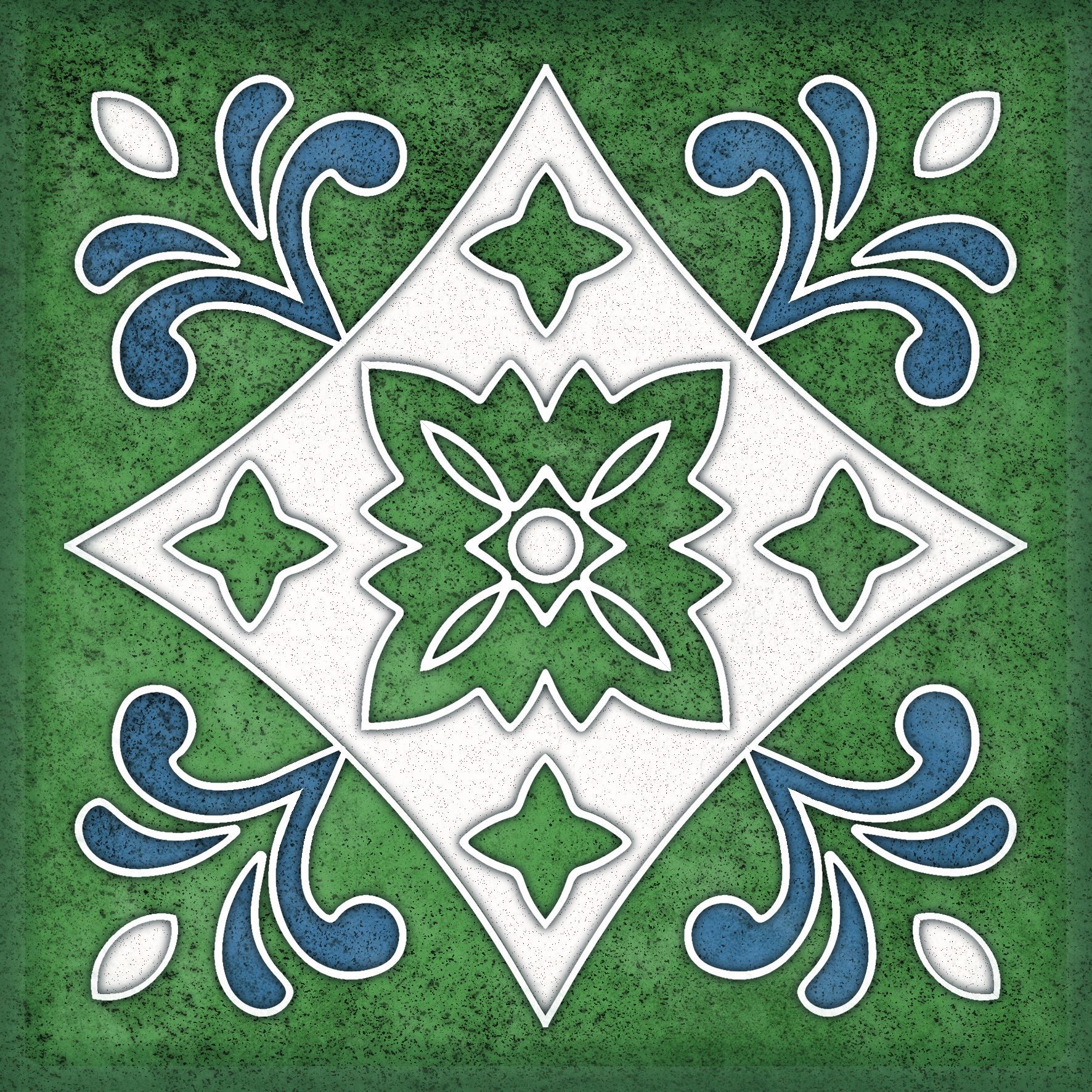 Изображение товара Плитка Kerlife Smalto Decor 3 Verde 15x15см для стен