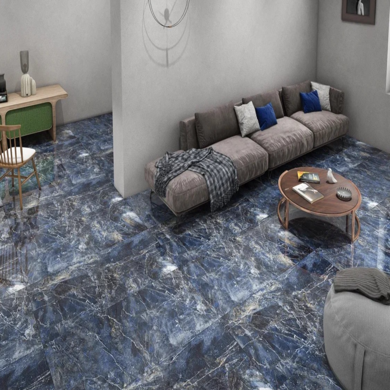 Изображение товара Керамогранит Rossacera Blue Ocean_120x60 60x120см 1.44 м² цвет морская волна