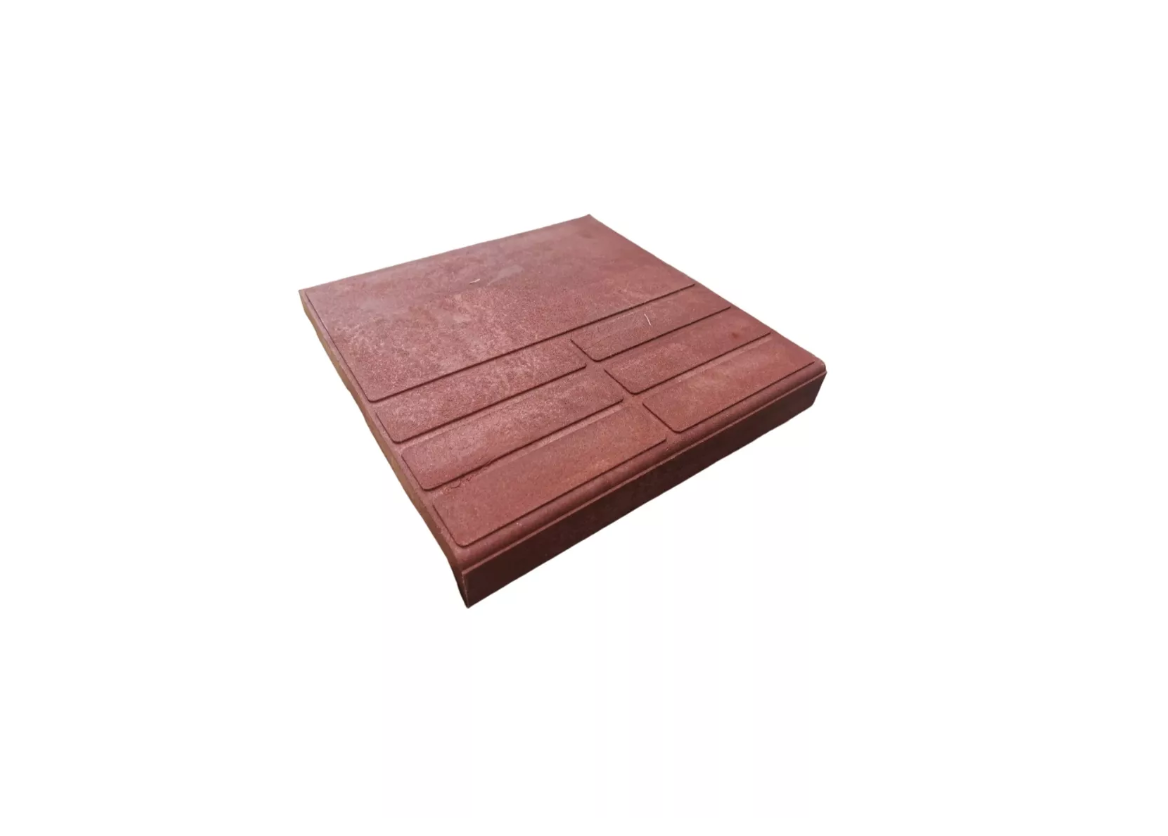 Изображение товара Ступень СКС Неокомпозит 33x33x2.7мм красный для крыльца и лестниц