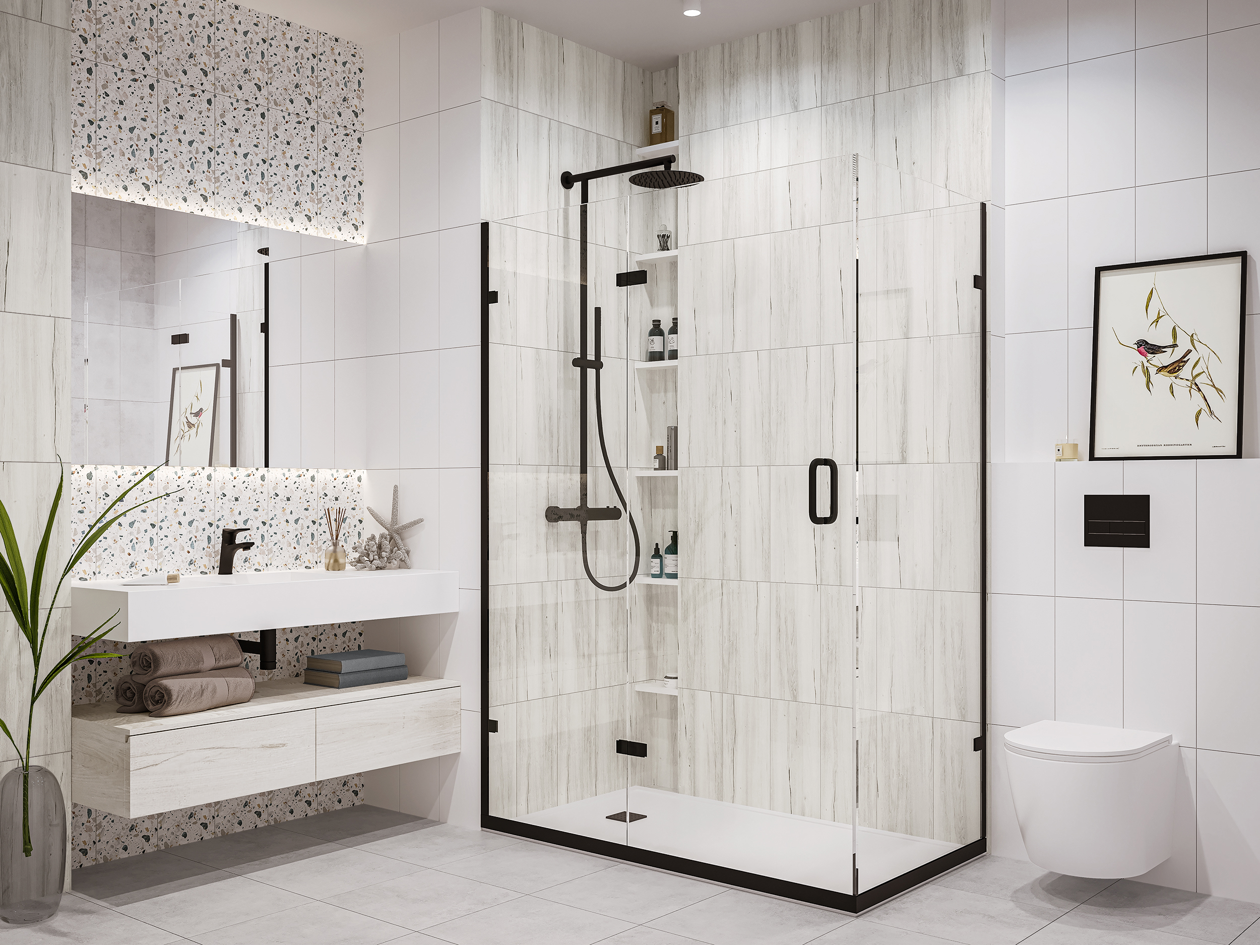 Изображение товара Керамическая плитка Culto Ecta whitewood УТ-99903648 20x40см 1.2 м² цвет серый, серебристый