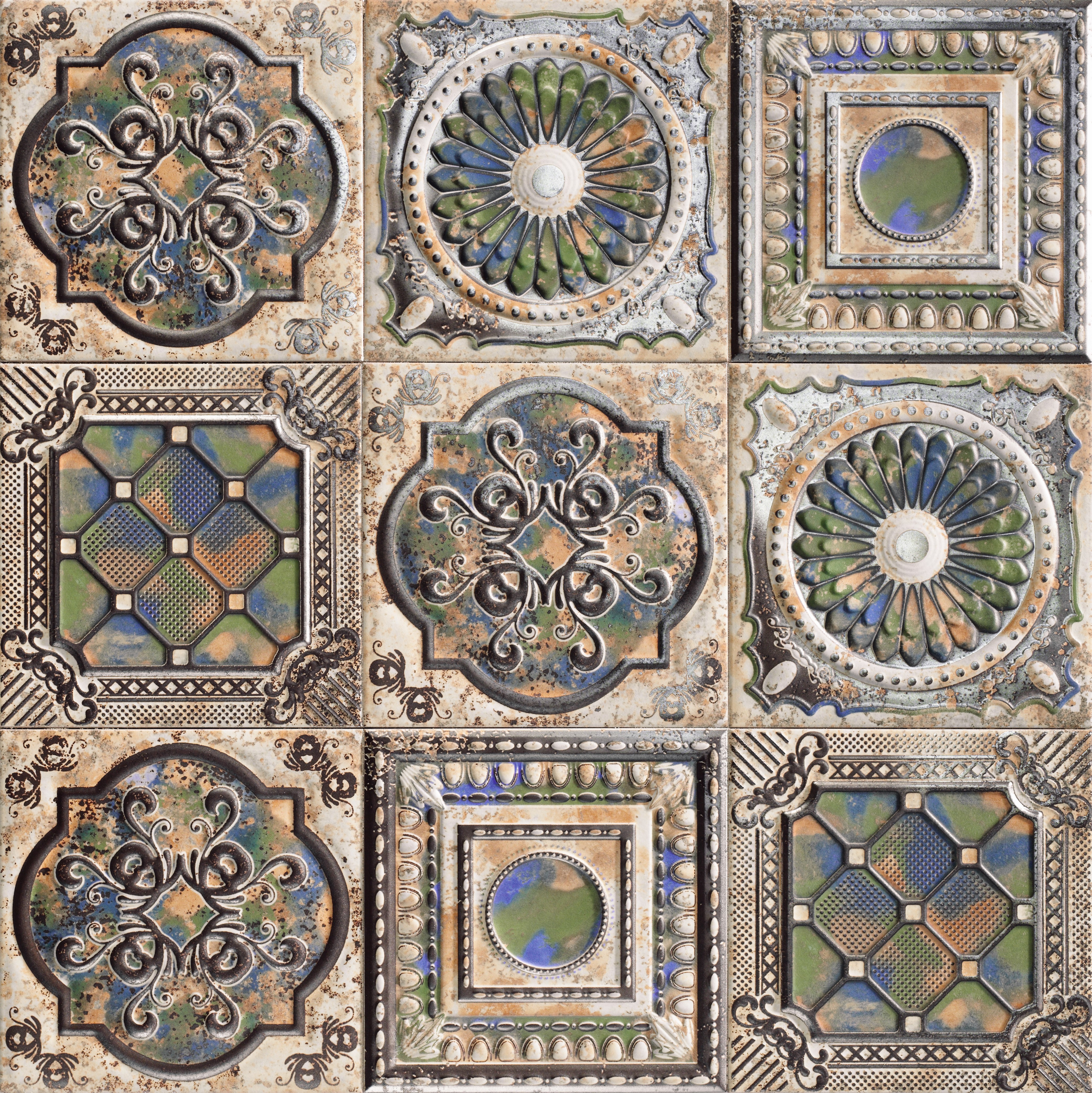 Изображение товара Керамическая плитка Mainzu Anticatto Color 20x20см 1 м² цвет разноцветный