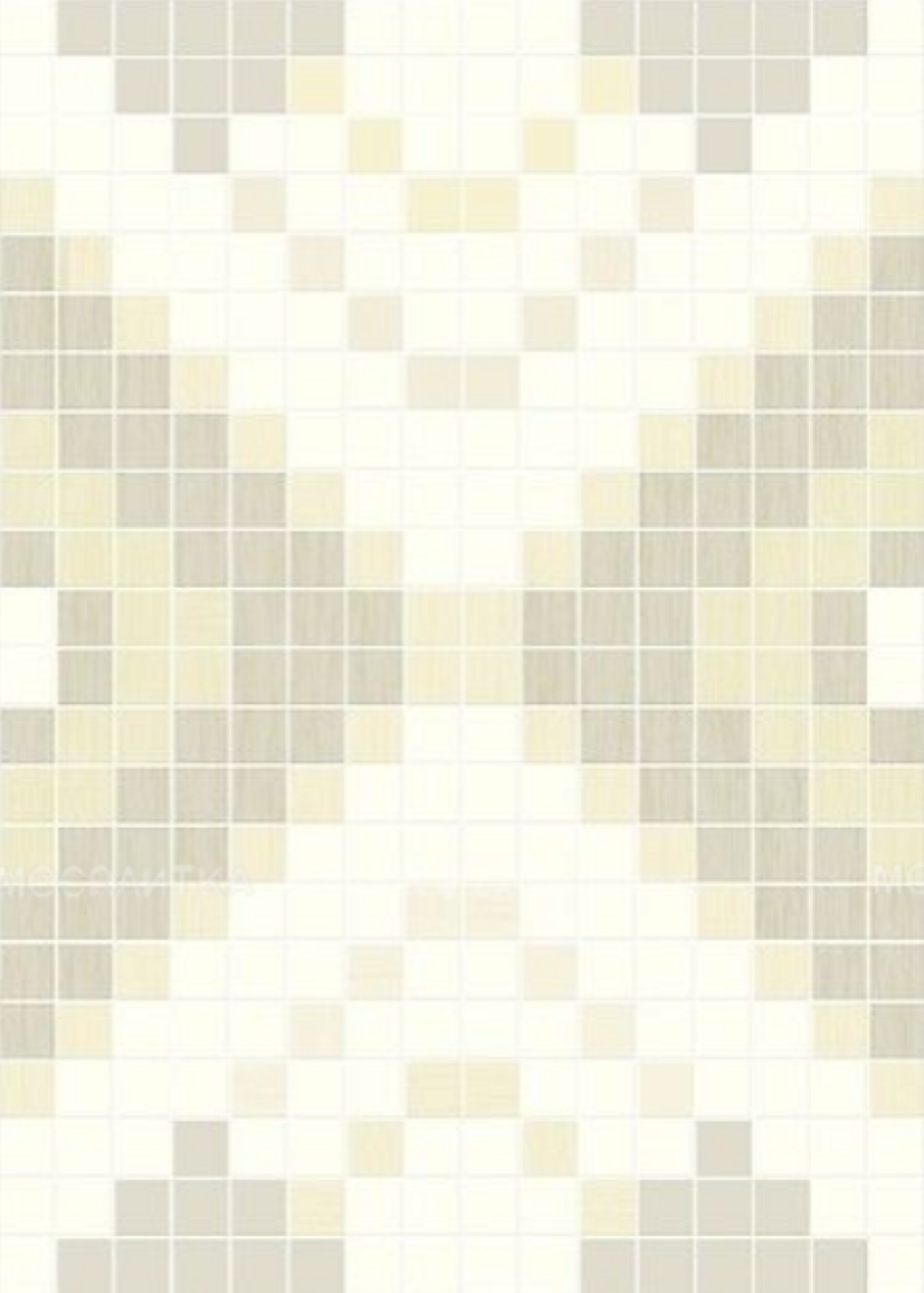 Изображение товара Настенная плитка Cersanit Motive 9372 25x35см бежевый белый темно бежевый