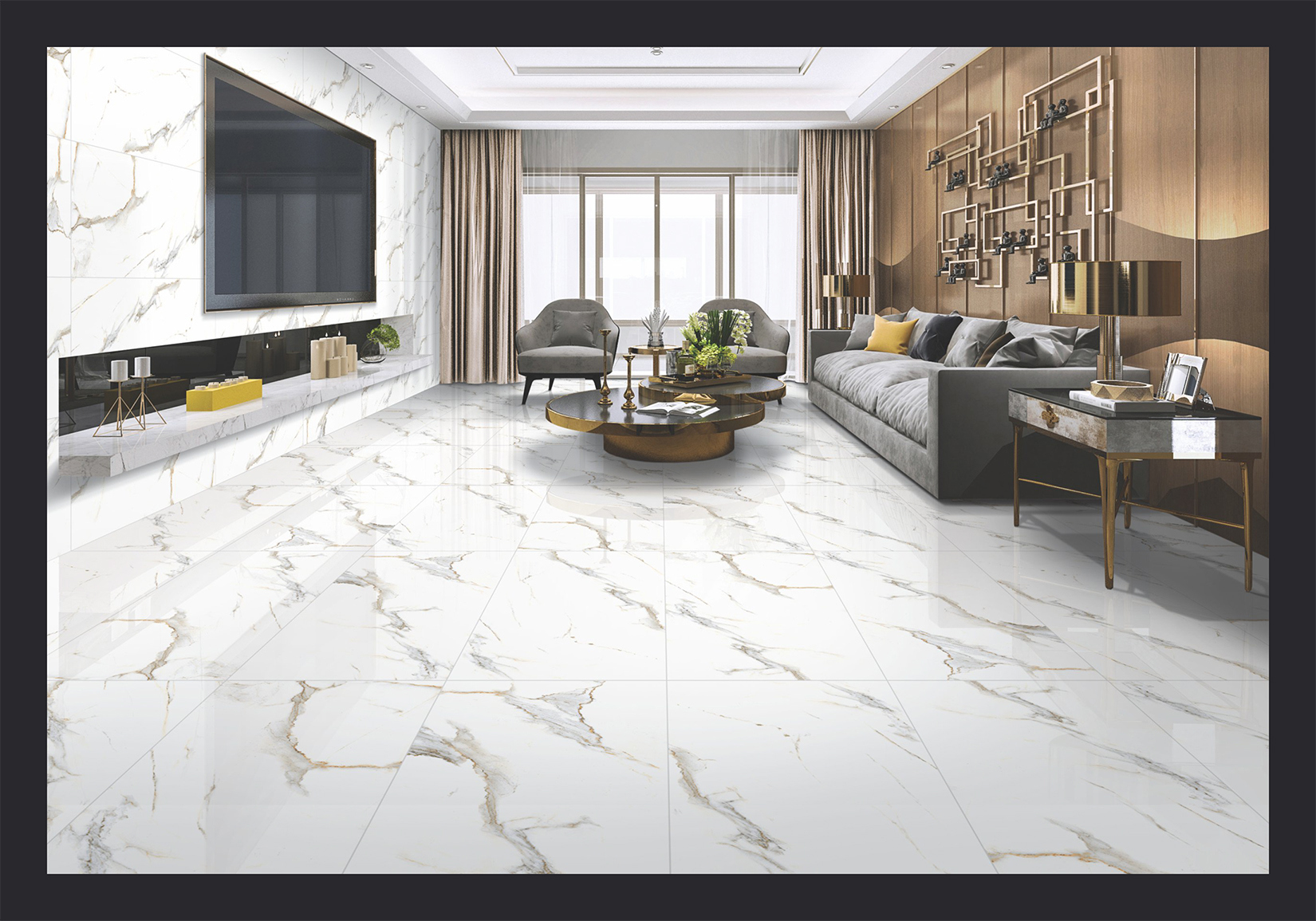 Изображение товара Керамогранит Kerald SPVL-6060 60x120 см матовый белый