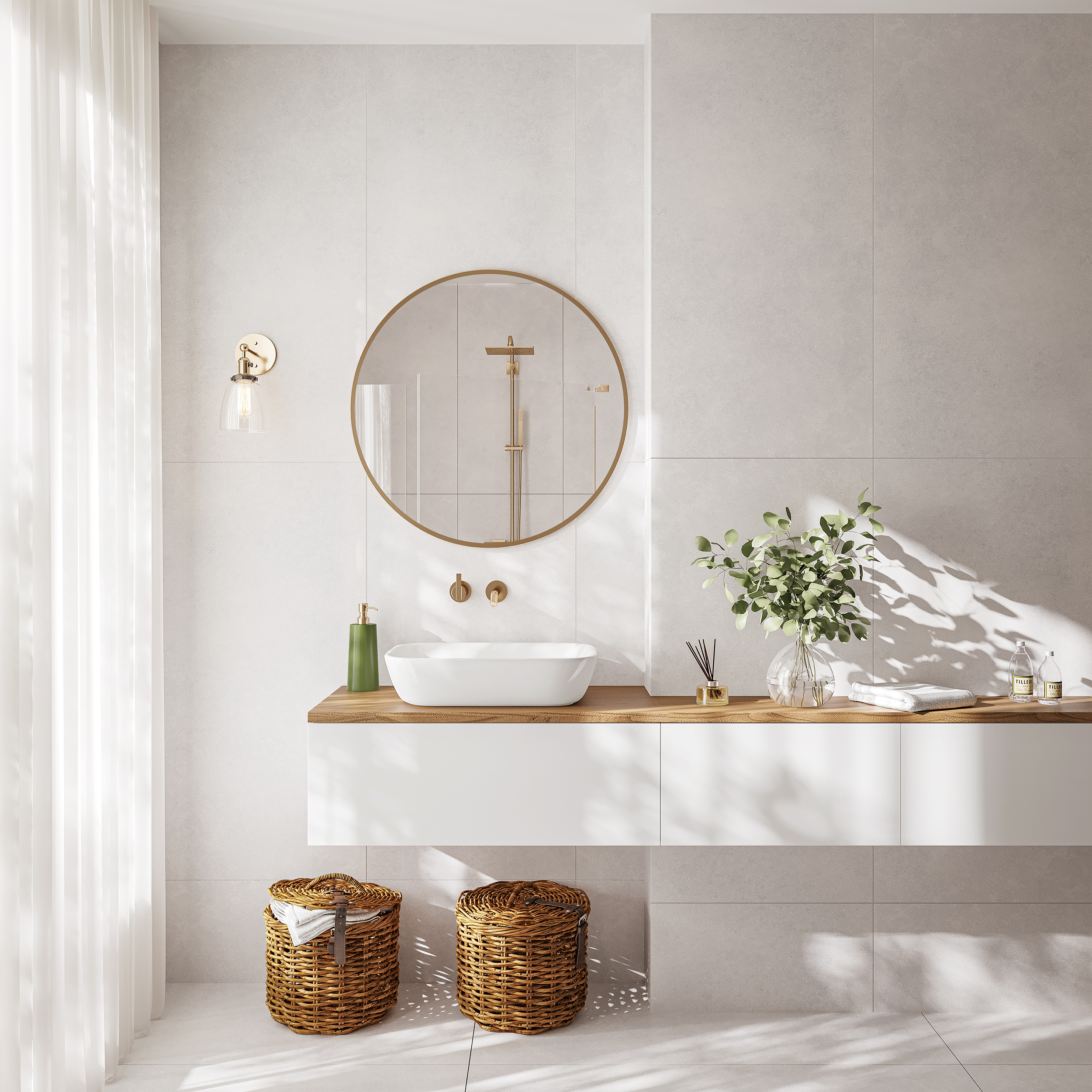 Изображение товара Керамогранит 60x120 см CULTO Concrete Pure имитация камня серый