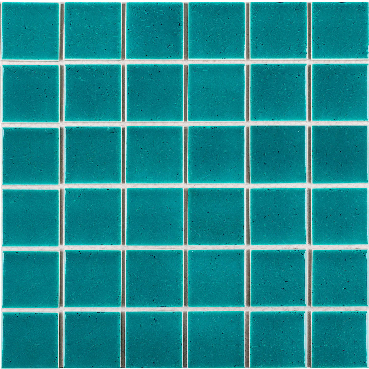 Изображение товара Керамическая мозаика Starmosaic Crackle Green Glossy 30.6x30.6 см для стен и пола