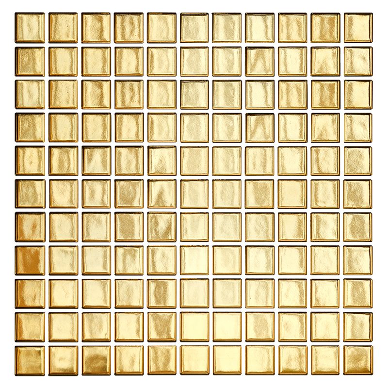 Изображение товара Декоративная мозаика Starmosaic Golden glossy 1236071 30.25x30.25см цвет Жёлтый, золотой