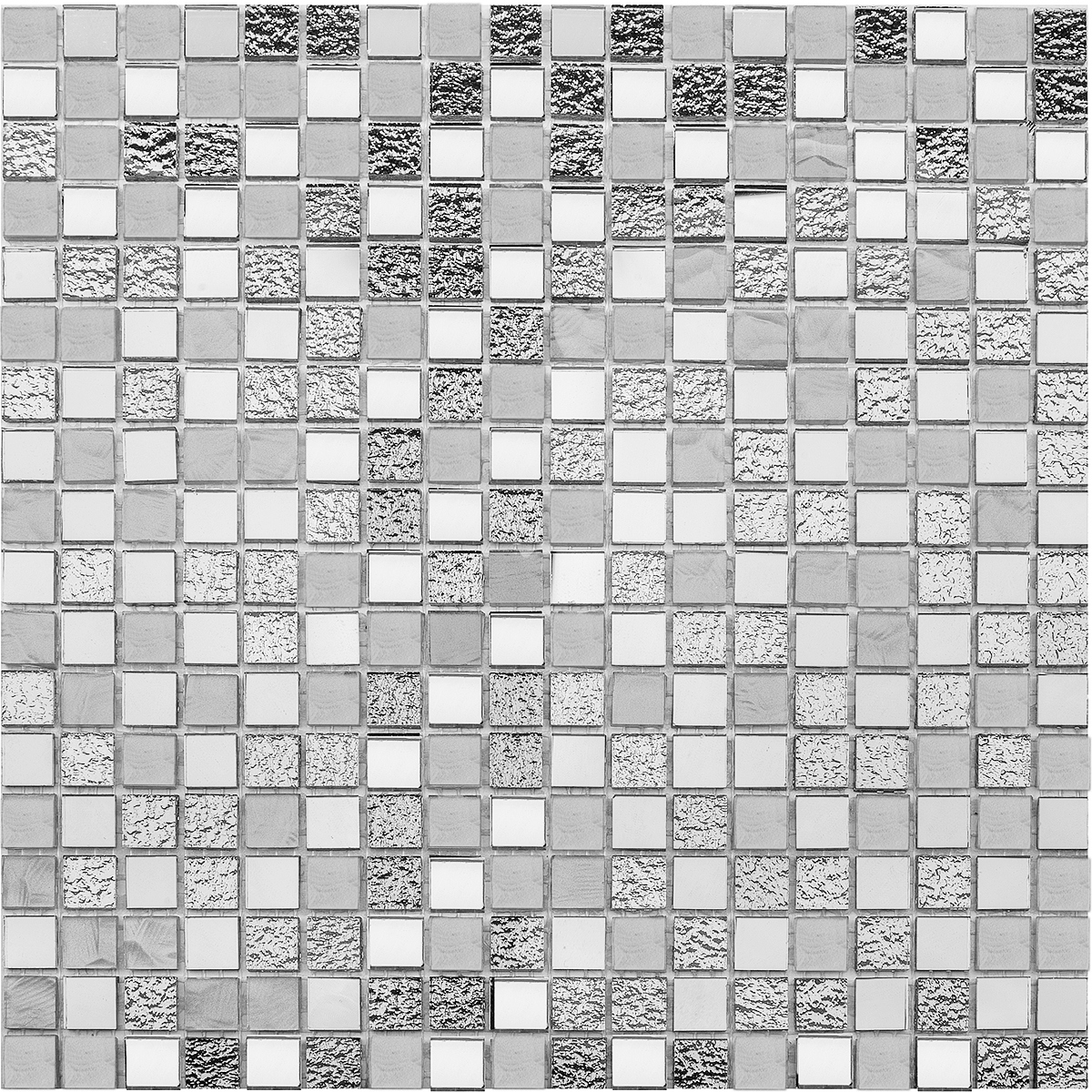Изображение товара Декоративная мозаика Starmosaic X15 mix inox 30x30 см серый серебристый