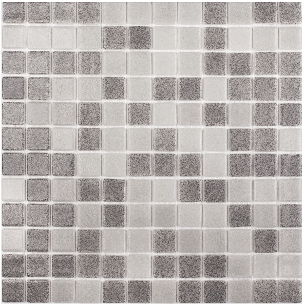 Изображение товара Декоративная мозаика Vidrepur Antid 1236398 31.7x31.7 см Серый серебристый противоскользящая