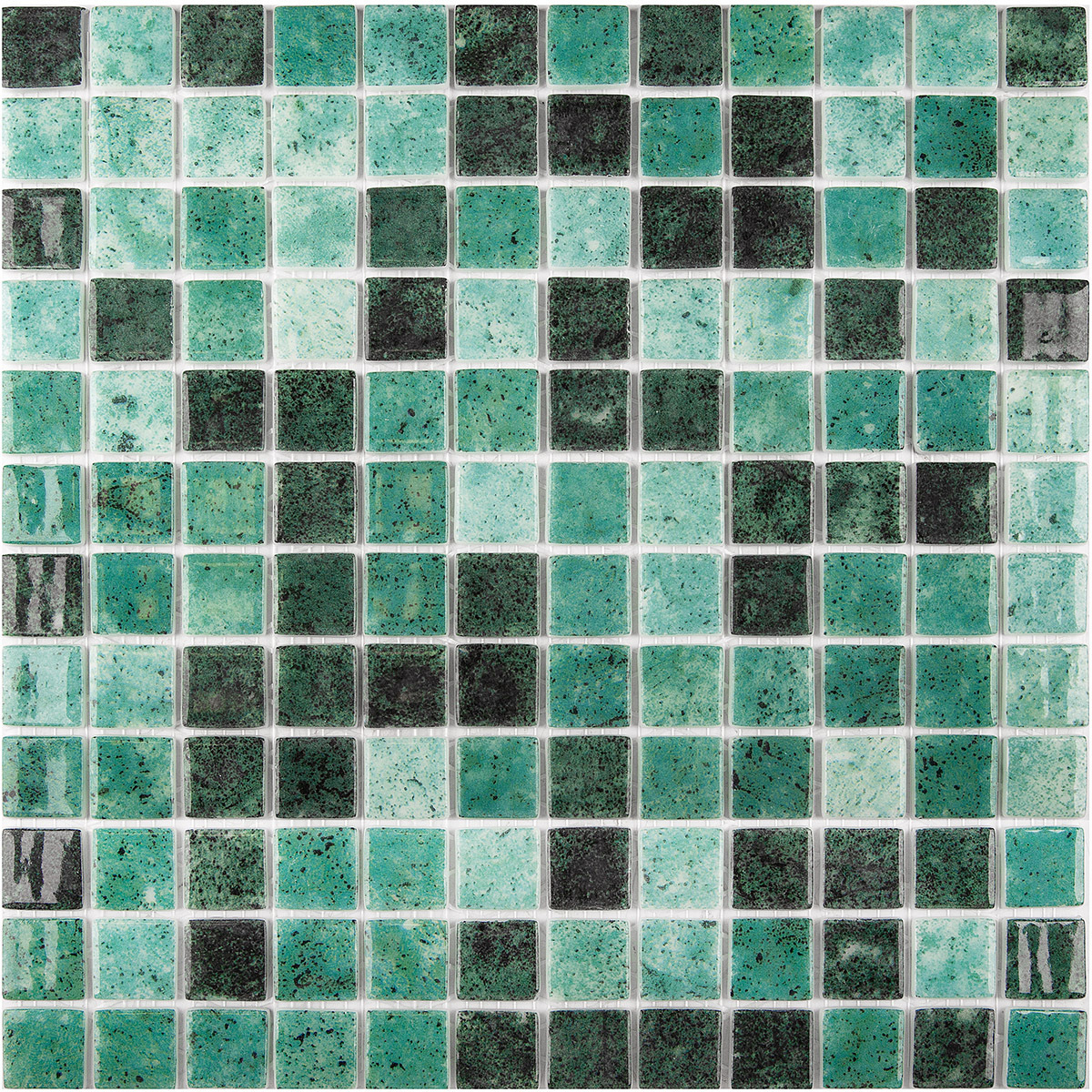 Изображение товара Декоративная стеклянная мозаика Vidrepur Nature 31.7x31.7 см для интерьера