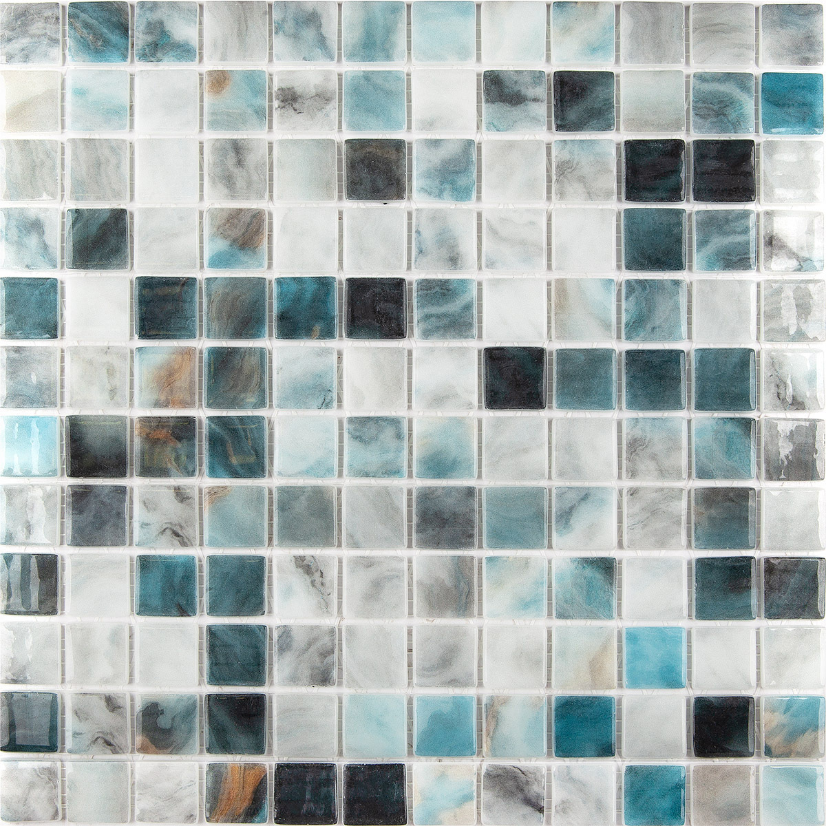 Изображение товара Декоративная мозаика Vidrepur Nature air 25x25 см для интерьера и экстерьера