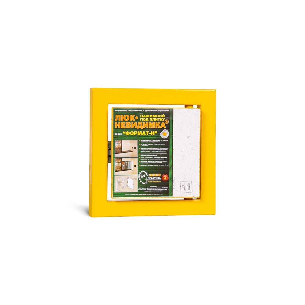 Изображение товара Ревизионный люк Практика Формат КН 20х20 см из стали с магнитным замком и регулировкой