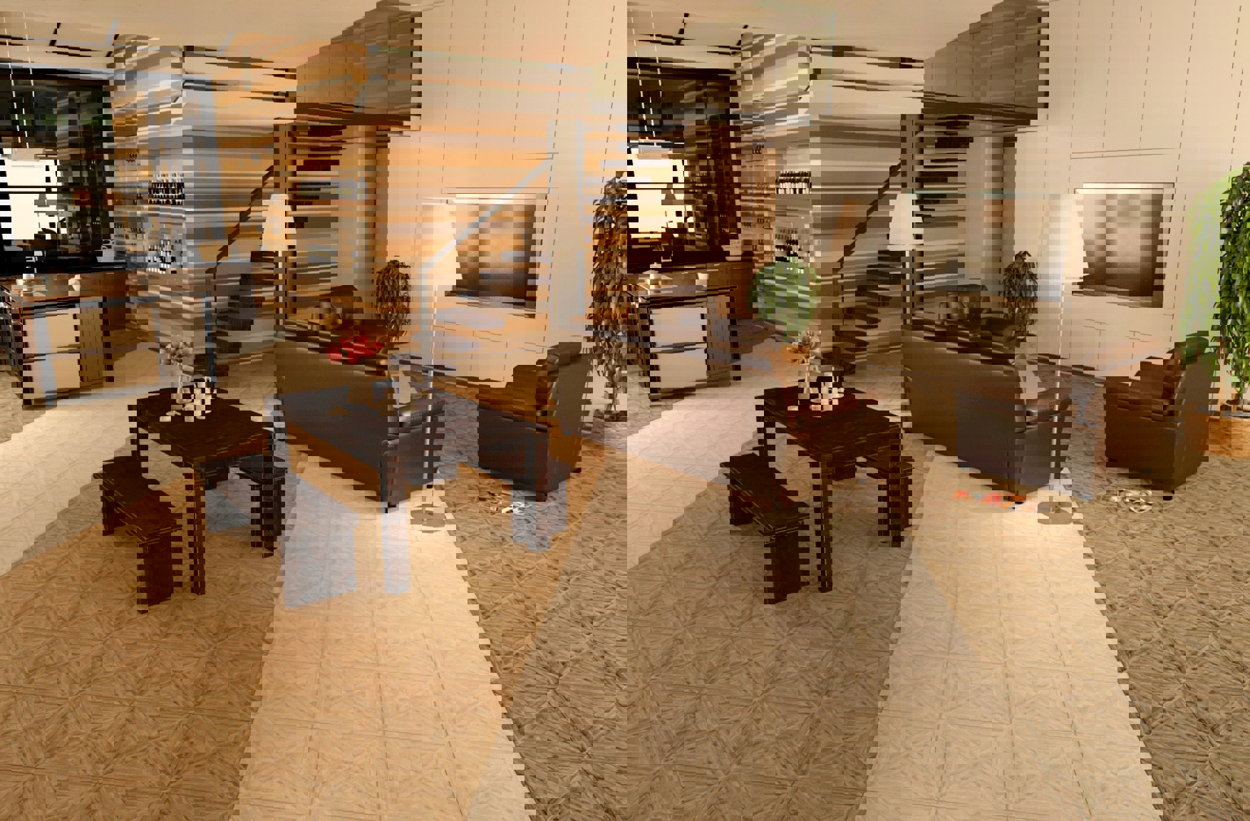 Изображение товара Керамогранит Керамин Боско 40x40 см бежевый для интерьера