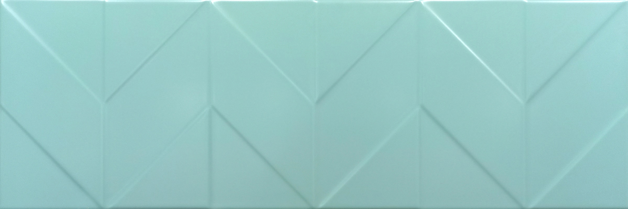 Изображение товара Керамическая настенная плитка Керамин Танага 25x75см бирюзовая